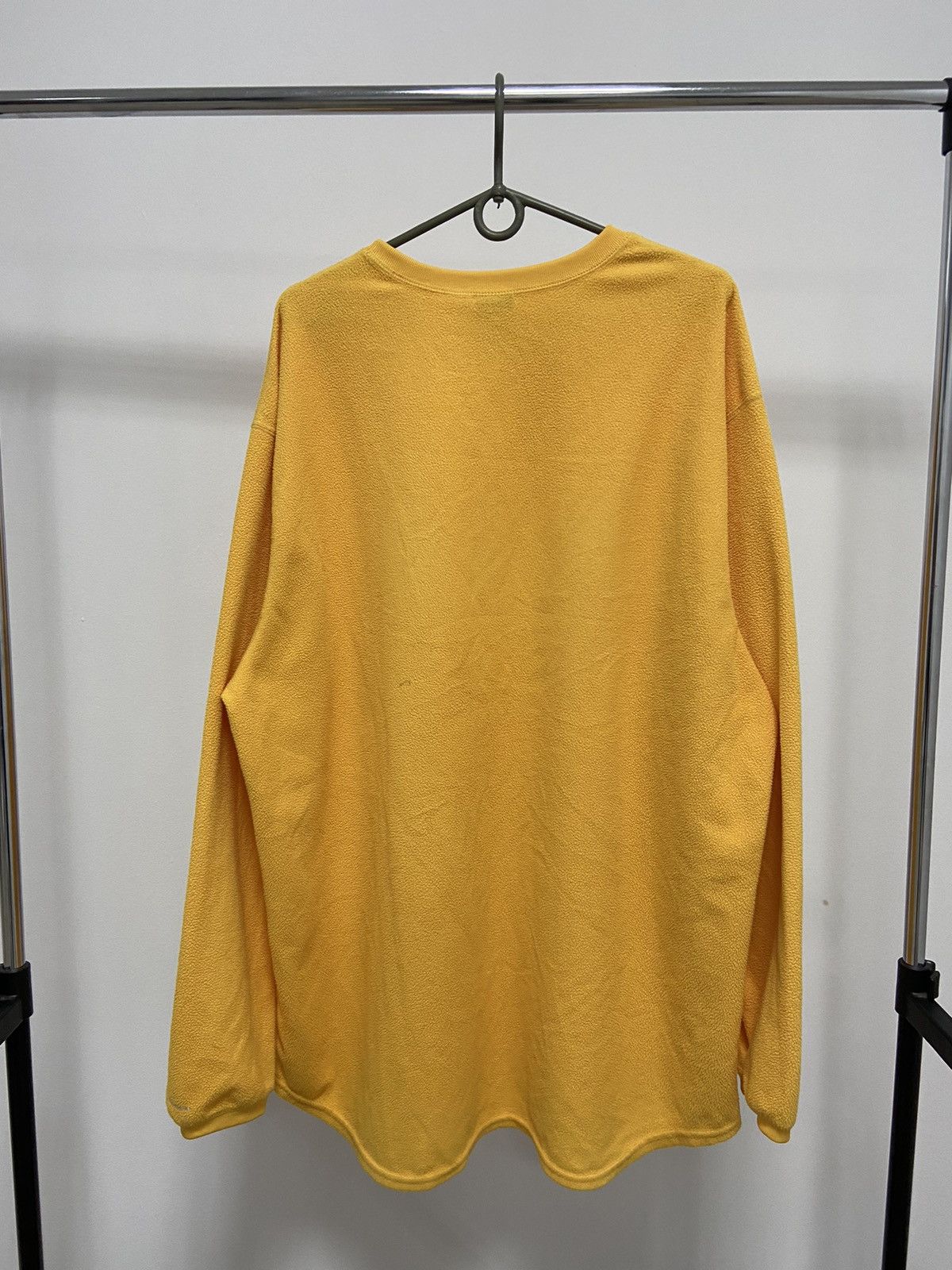 Nike × Vintage Nike Sweatshirt Vintage Fleece Small Swoosh Yellow Size US XL / EU 56 / 4 - 2 Thumbnail