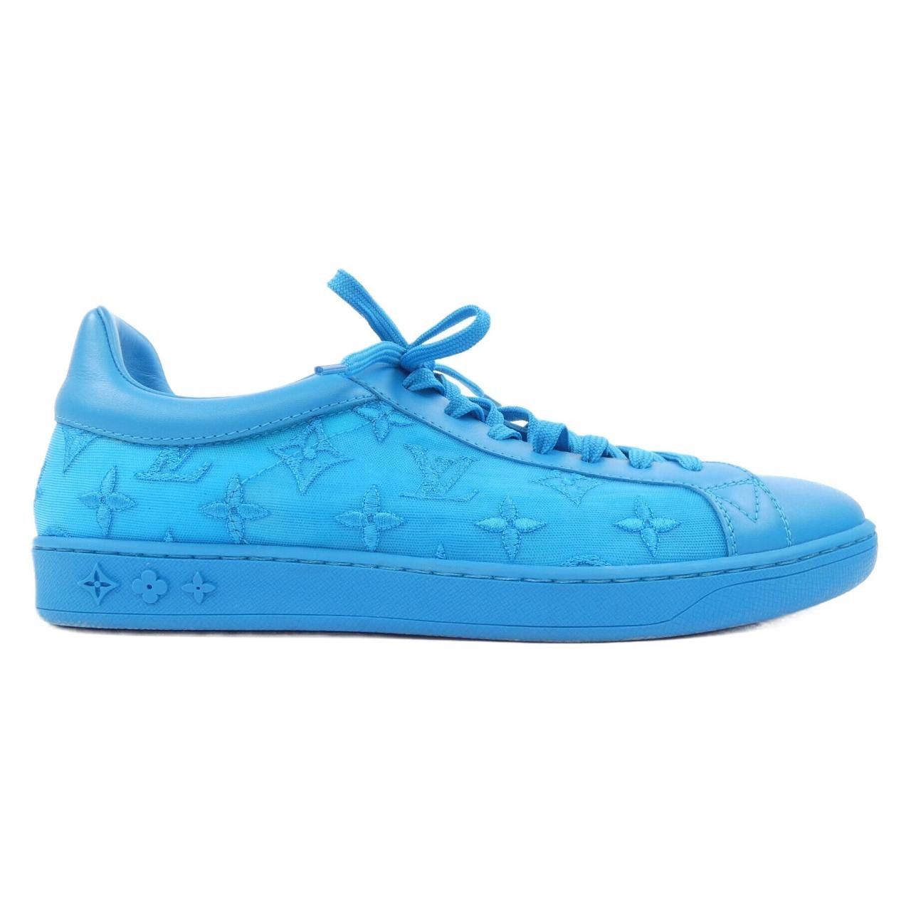 Louis Vuitton Louis Vuitton Louis Vuitton Luxembourg Line Sneakers Leather Shoes DUTY FREE for USA Size ONE SIZE - 1 Thumbnail