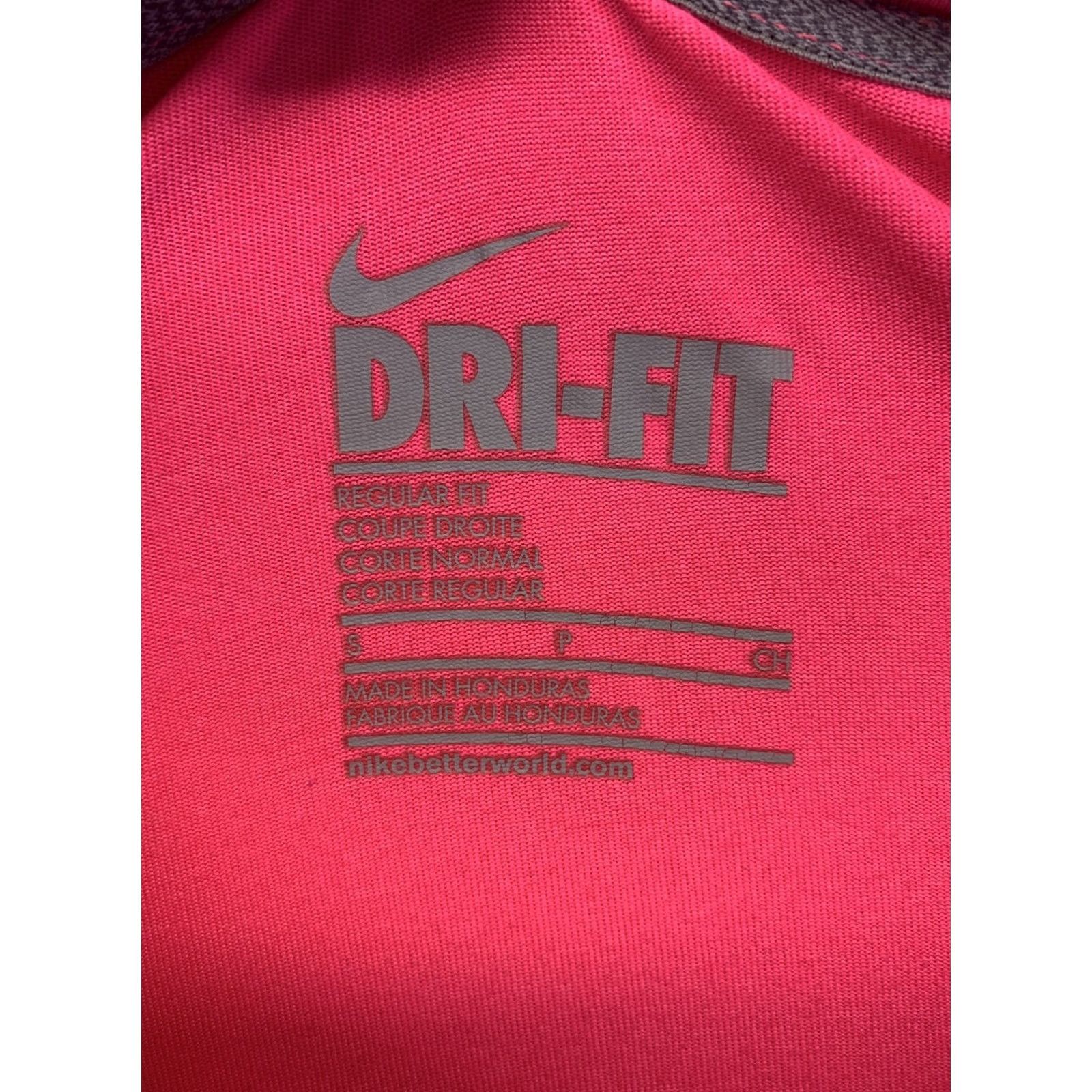 Nike Nike Dri-Fit Womens Regular Fit Hot Pink Running Long Sleeve Top Sz Small-6037 Size S / US 4 / IT 40 - 4 Thumbnail