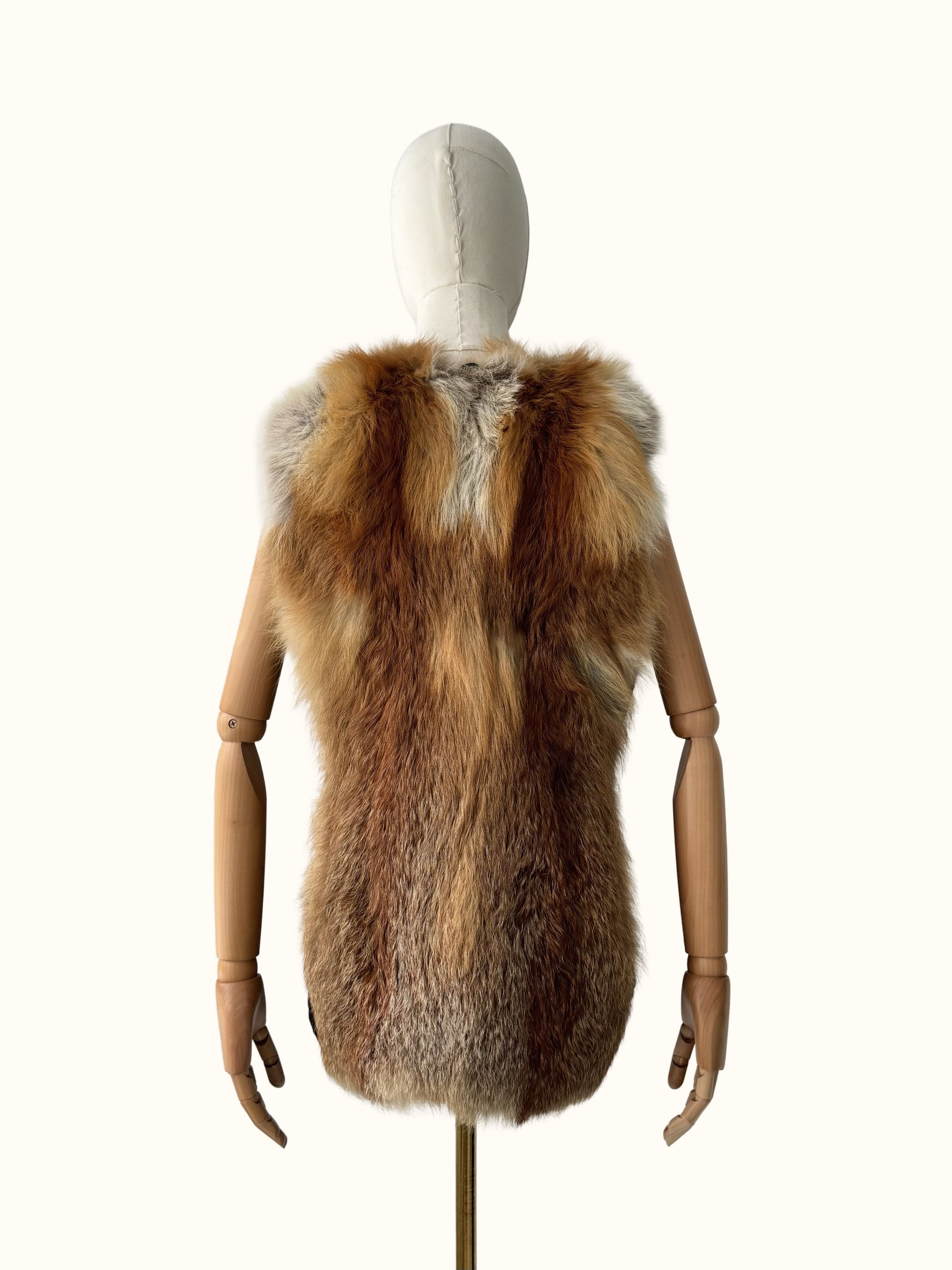 Vintage Vintage Real Fur Vest (B250)D15E2 Size S / US 4 / IT 40 - 4 Thumbnail