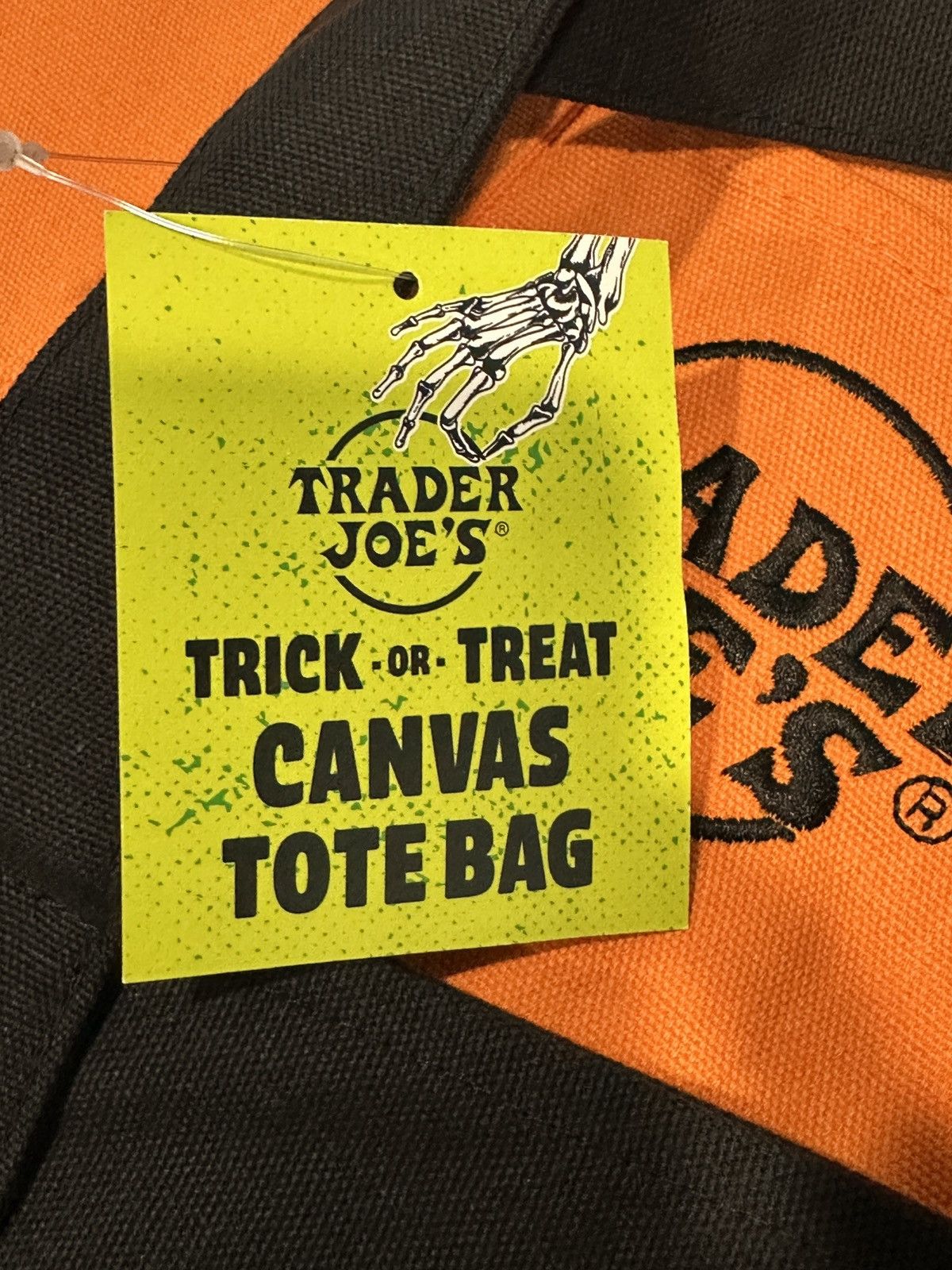 Other x3 Limited Trader Joe's Mini Halloween Canvas Tote Bag 🎃 Size ONE SIZE - 3 Thumbnail