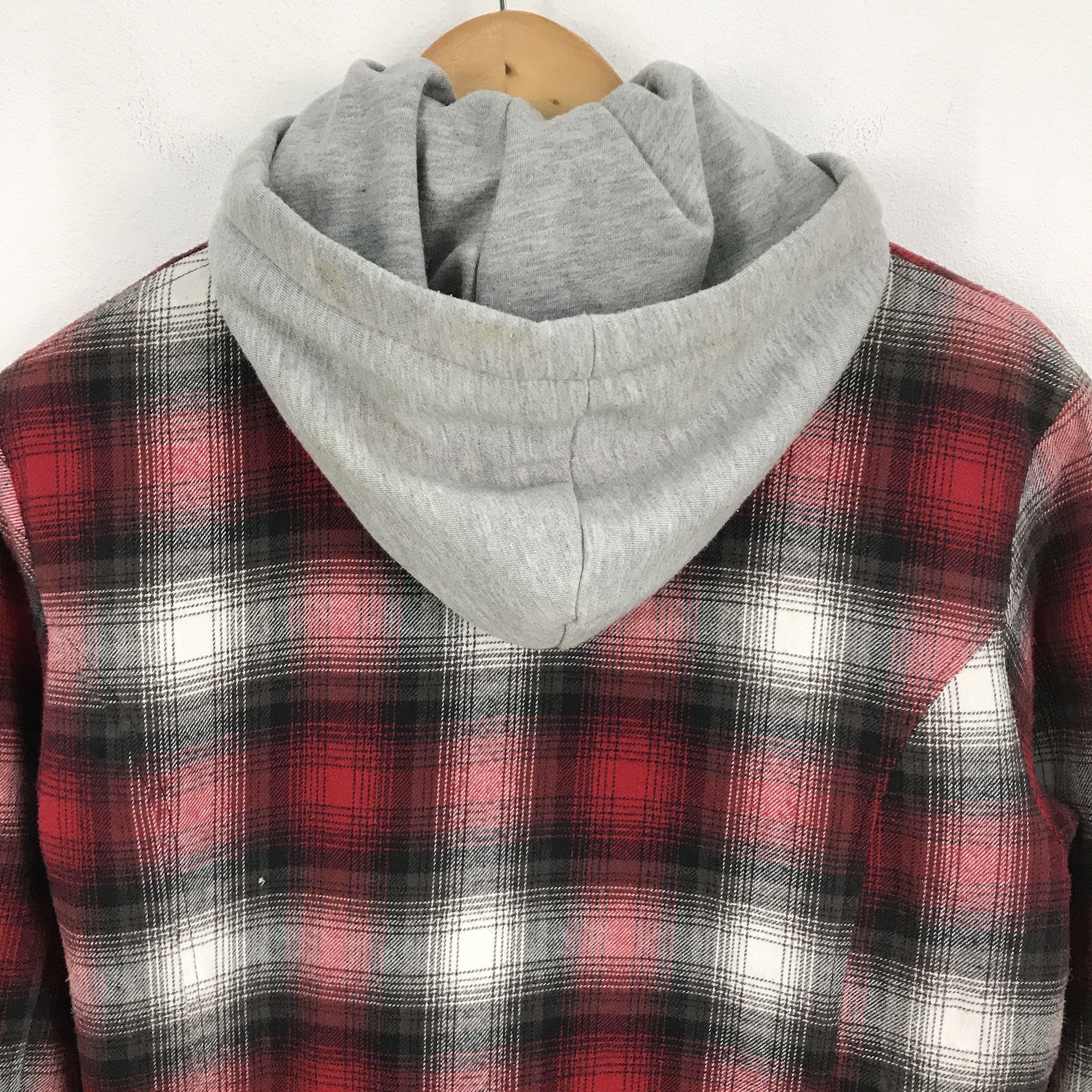 In The Attic × Japanese Brand in the attic japan punk flannal zipper jacket hoodie style Size US L / EU 52-54 / 3 - 4 Thumbnail