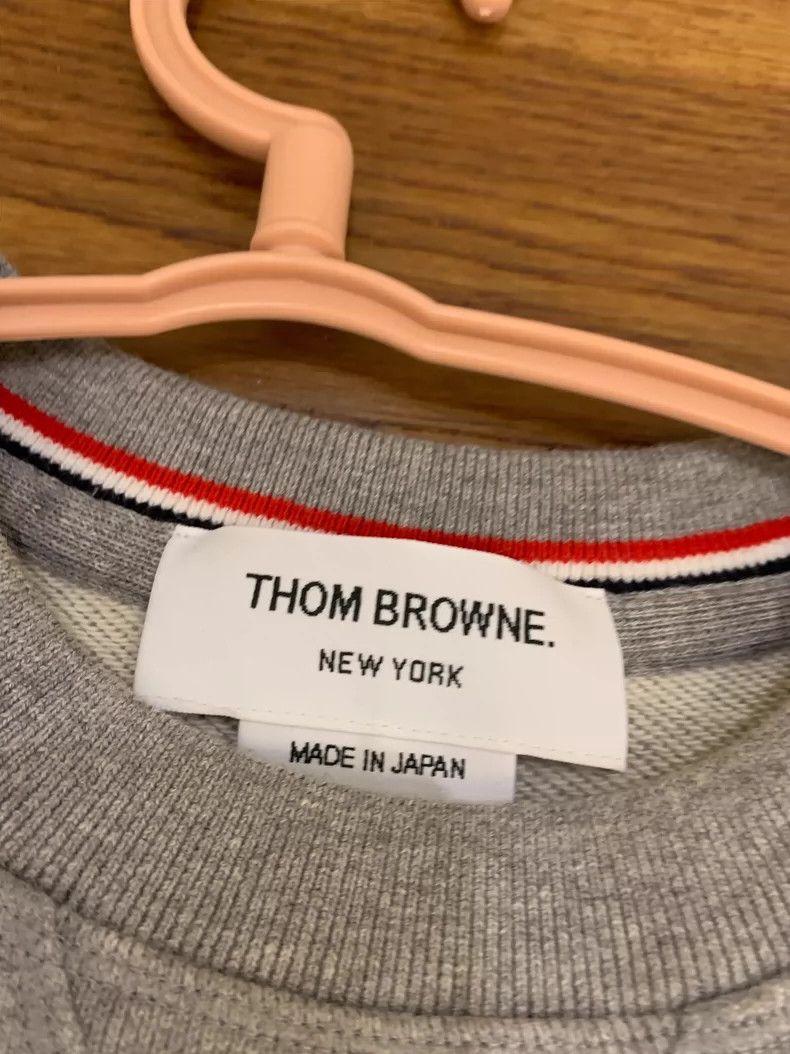 Thom Browne Thom browne Gray classic sweatshirt 2503-Nextarrow Size US S / EU 44-46 / 1 - 4 Thumbnail