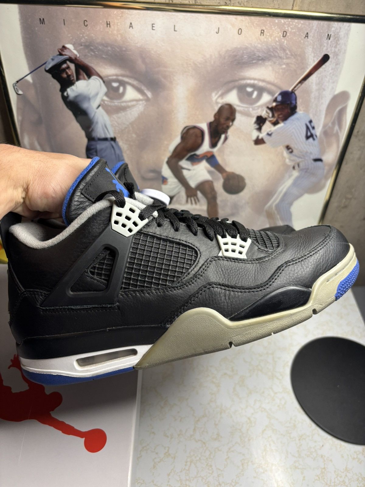 Jordan Brand Air Jordan 4 Retro Motorsports Alternate 2017 Size US 11.5 / EU 44-45 - 1 Thumbnail