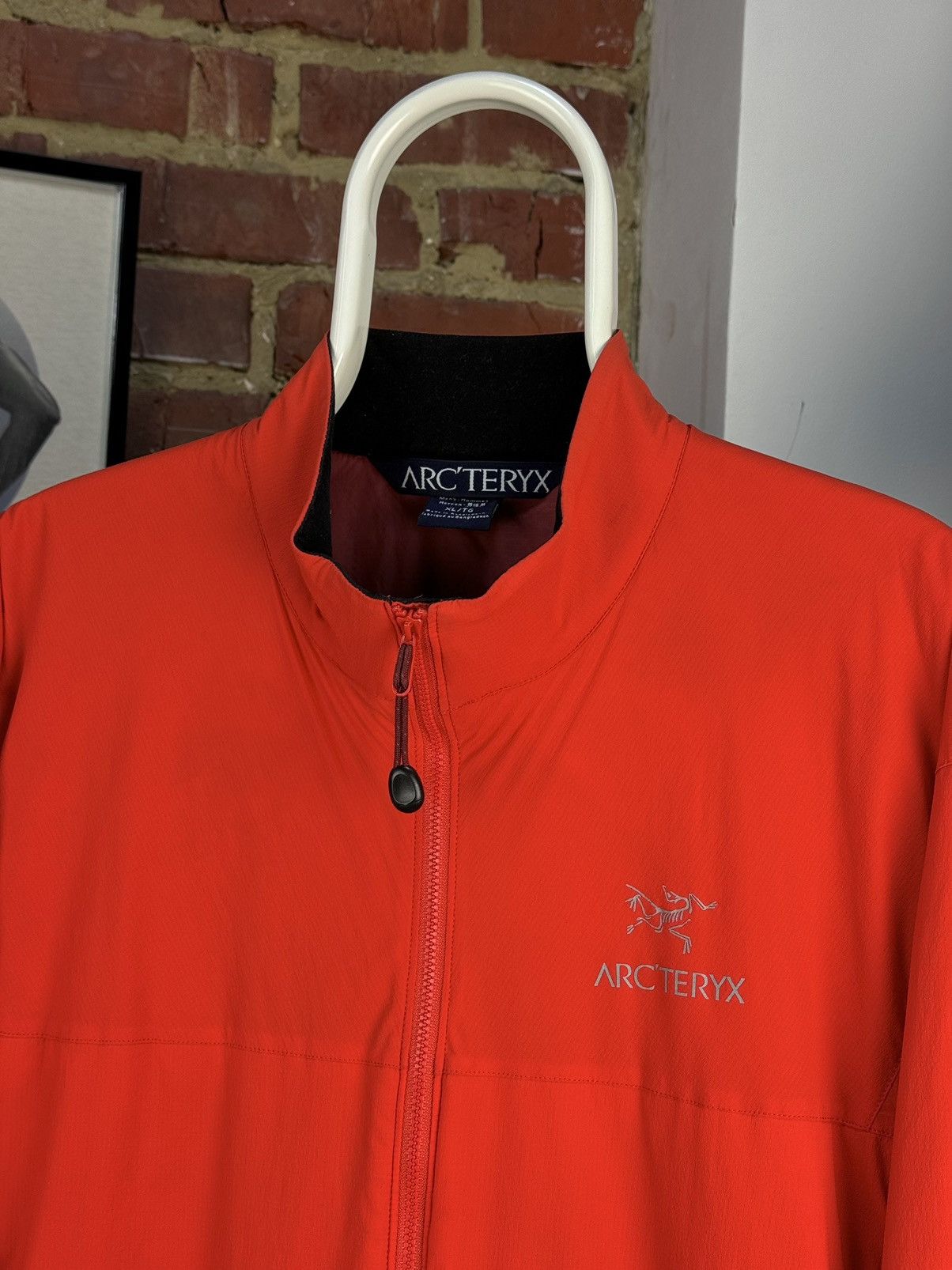 Arc'teryx Arcteryx Atom LT Orange Full Zip Reflective Logo Jacket Size US XL / EU 56 / 4 - 2 Thumbnail