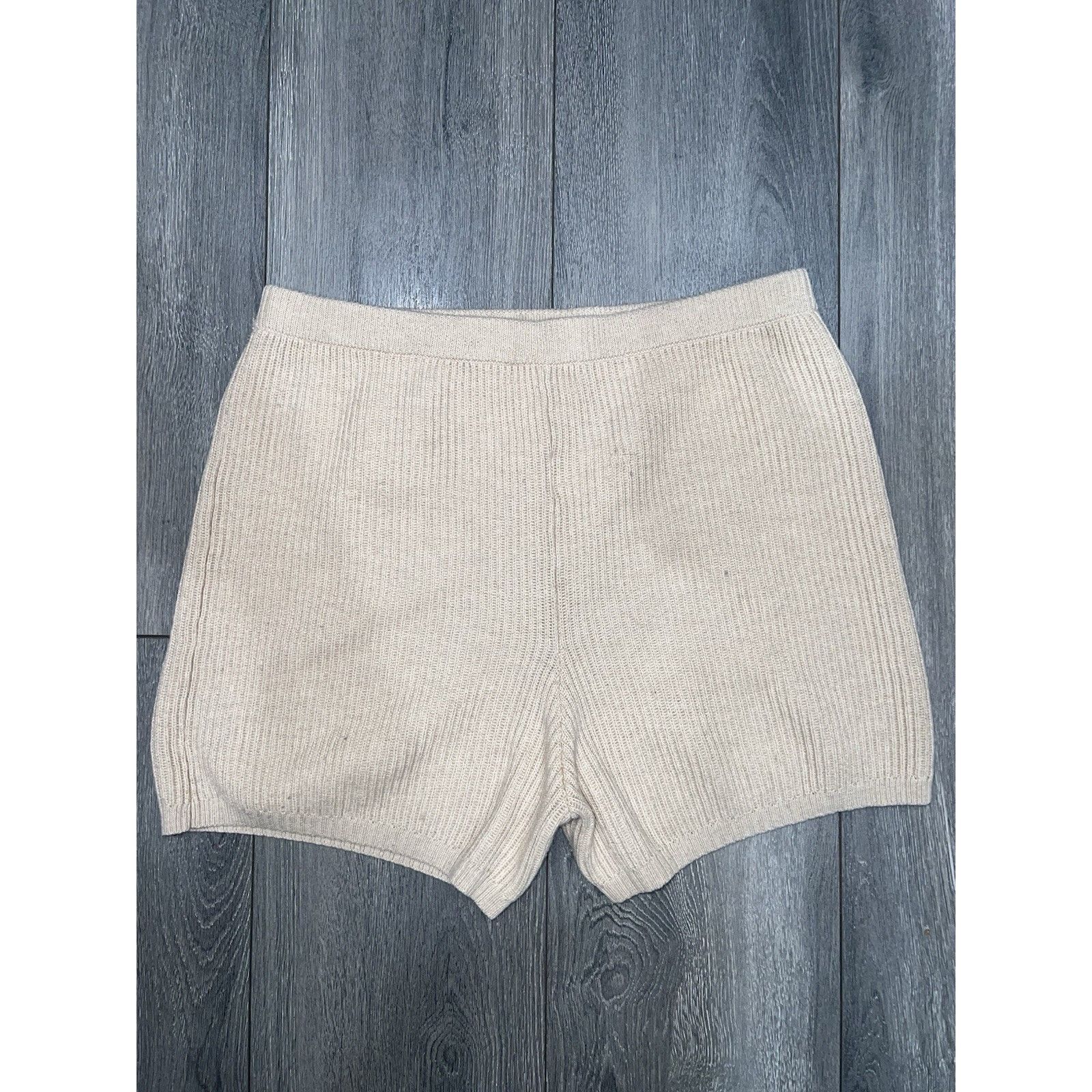 J.Crew J. Crew knitted cotton shorts beige women size M A003174 Size 34" / US 12 / IT 48 - 6 Thumbnail