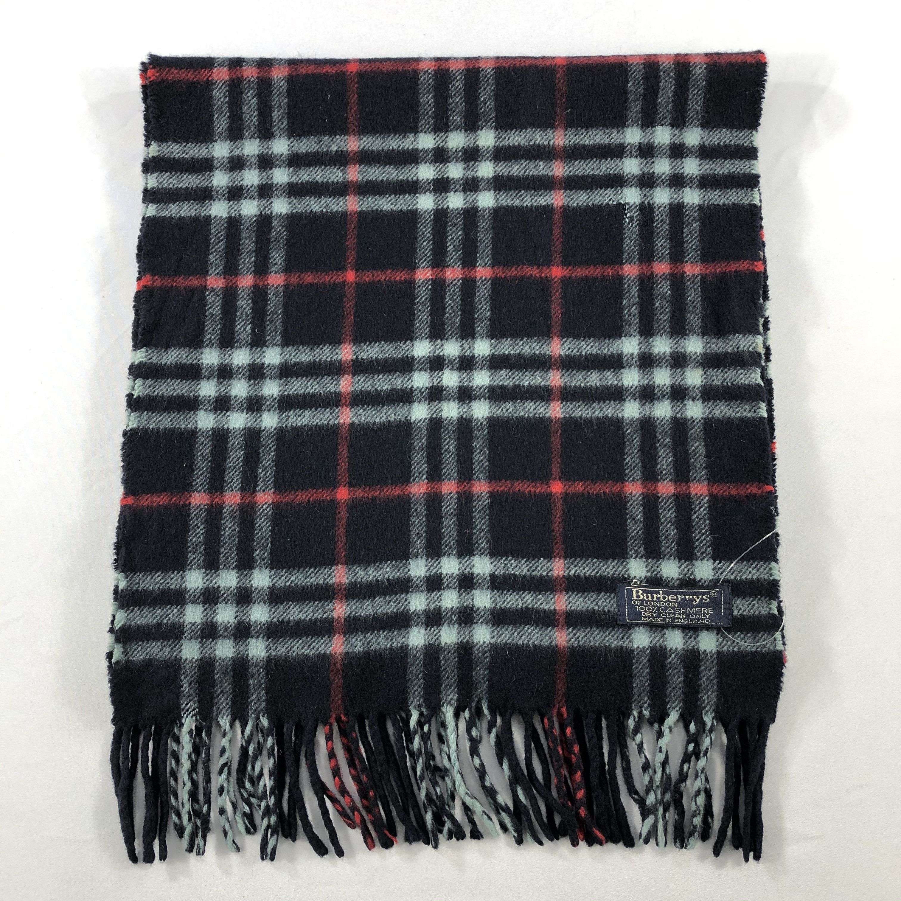 Burberry × Vintage Vintage Burberry Scarf - WW3315 Size ONE SIZE - 2 Thumbnail