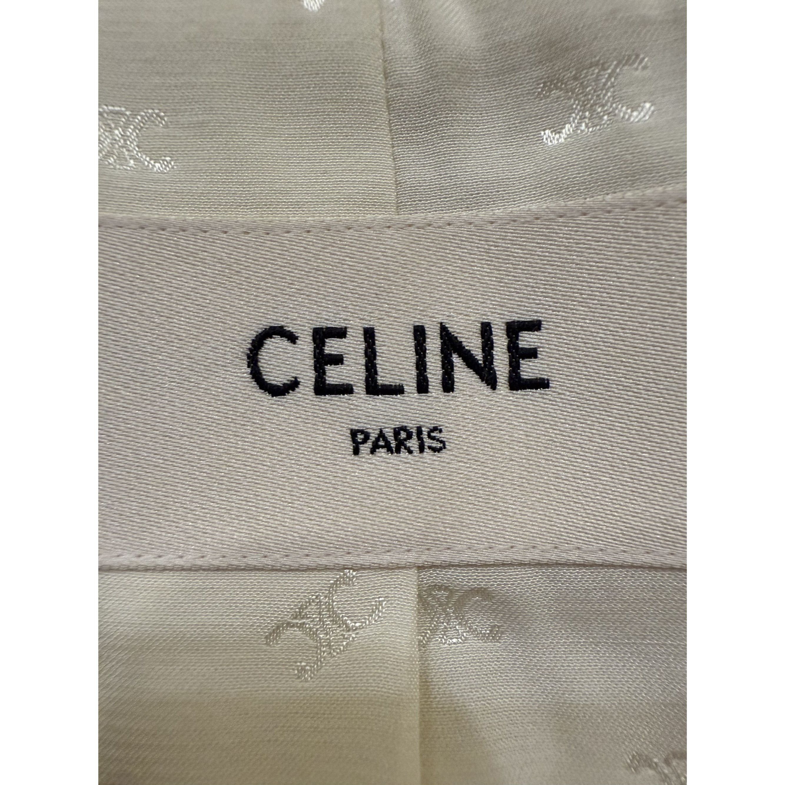 Celine Celine Womens Ivory Boucle Tweed Jacket With Gold Buttons & Size XS / US 0-2 / IT 36-38 - 9 Thumbnail