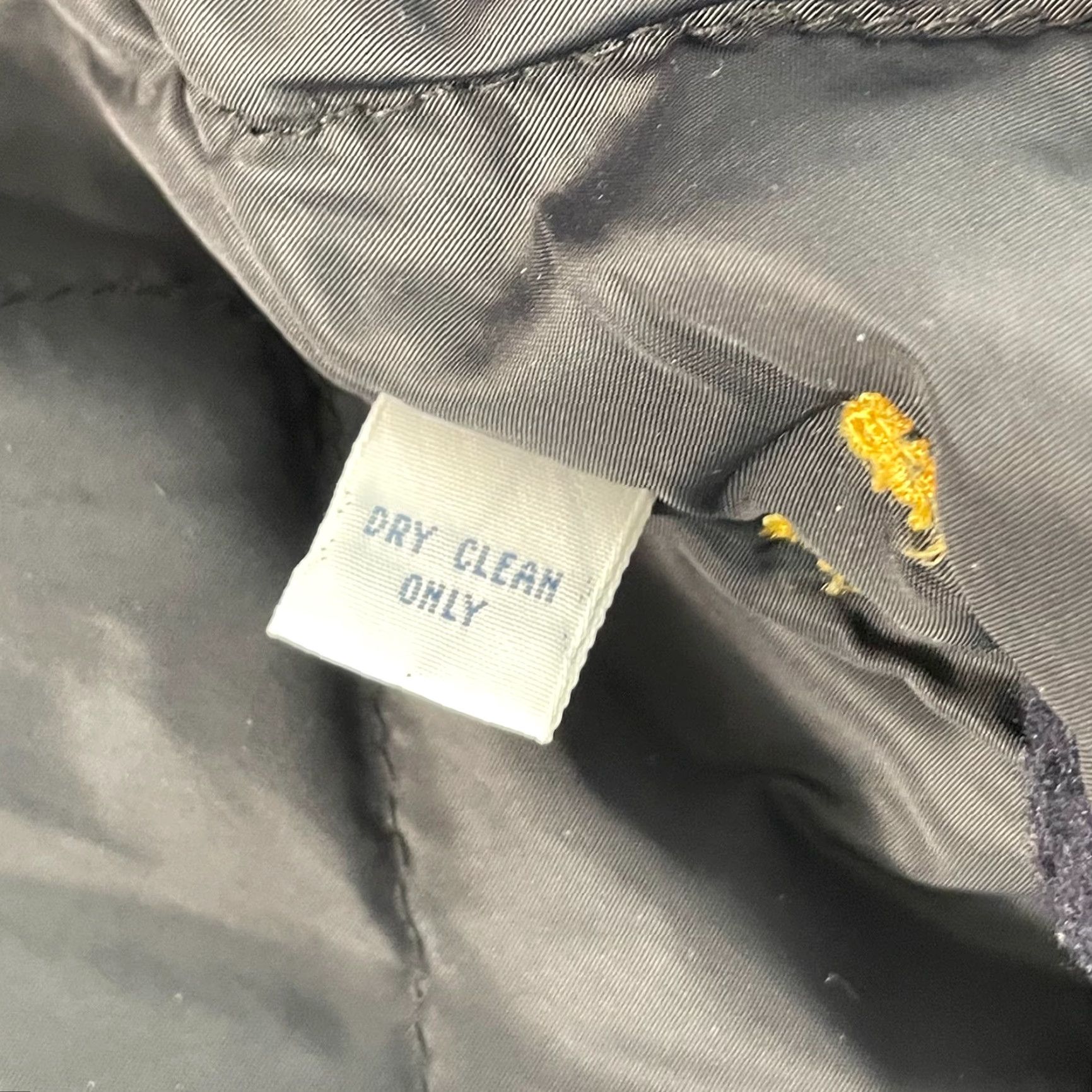 Polo Ralph Lauren VINTAGE Polo Ralph Lauren Jacket Men M Navy 100% Wool Snap Up Quilt Lined Designer Shirt/Coat Size US M / EU 48-50 / 2 - 8 Thumbnail