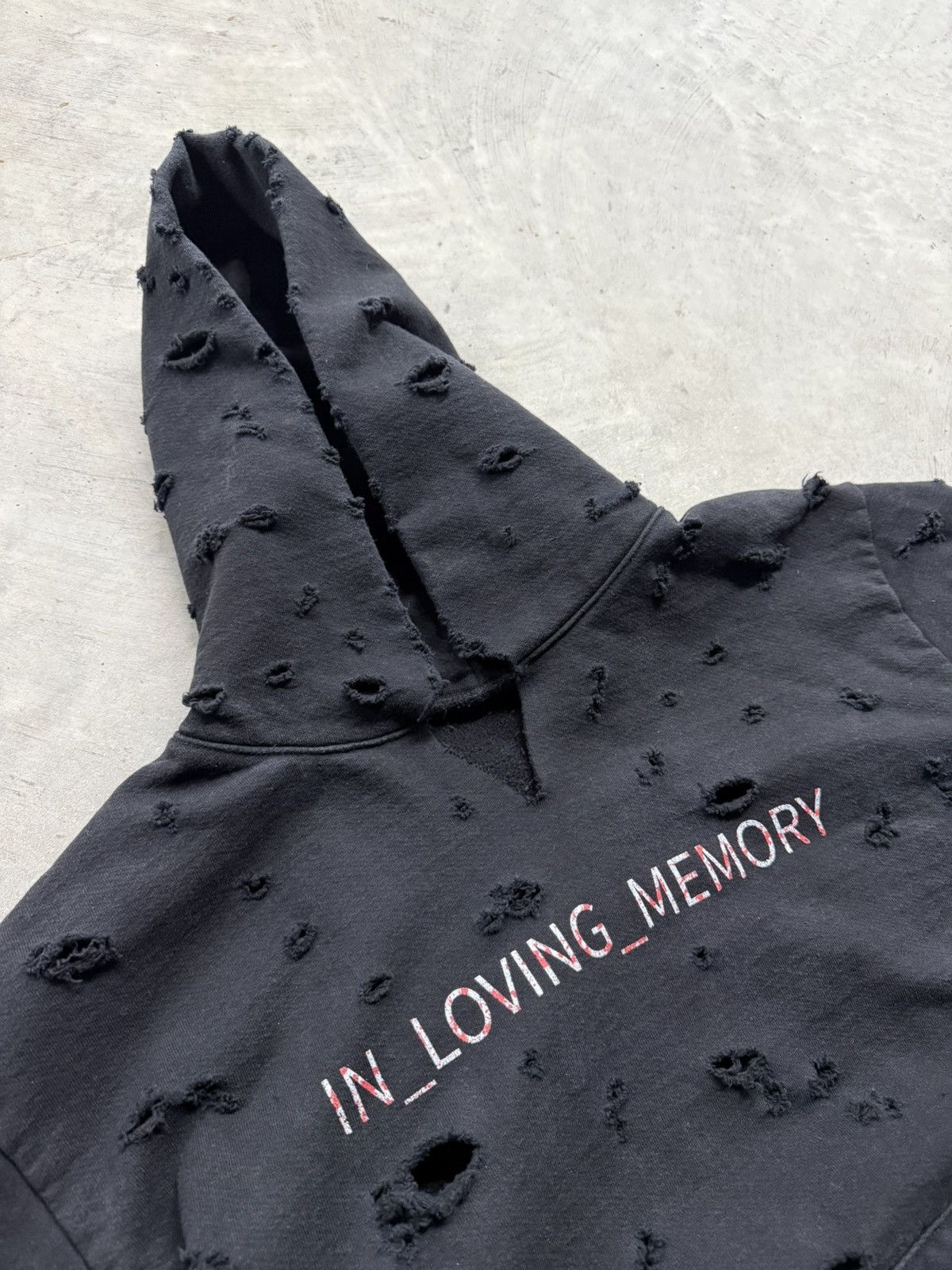 Other In Loving Memory Distressed Blood Logo Hoodie Size US L / EU 52-54 / 3 - 3 Thumbnail