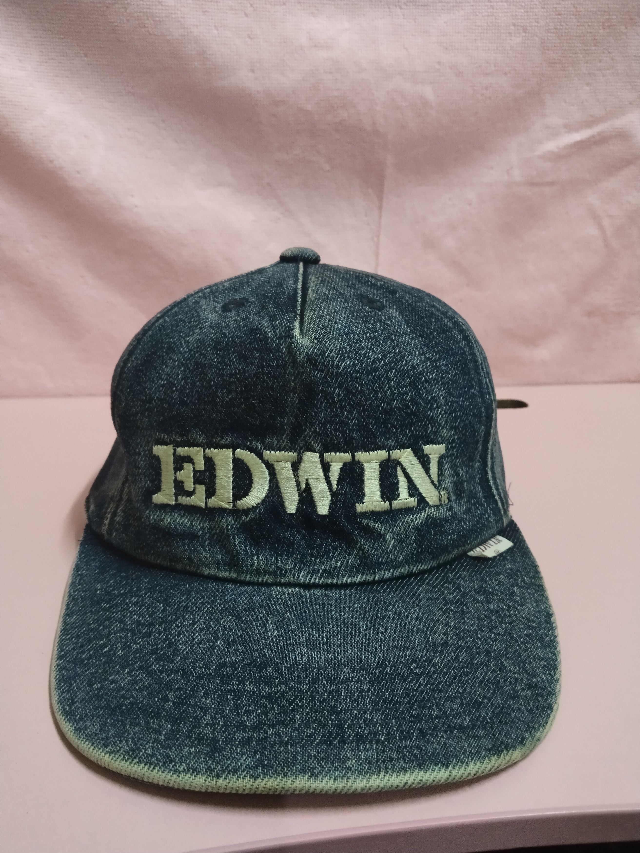 Edwin VINTAGE DENIM EDWIN ADJUSTABLE LEATHER CAP Size ONE SIZE - 1 Thumbnail