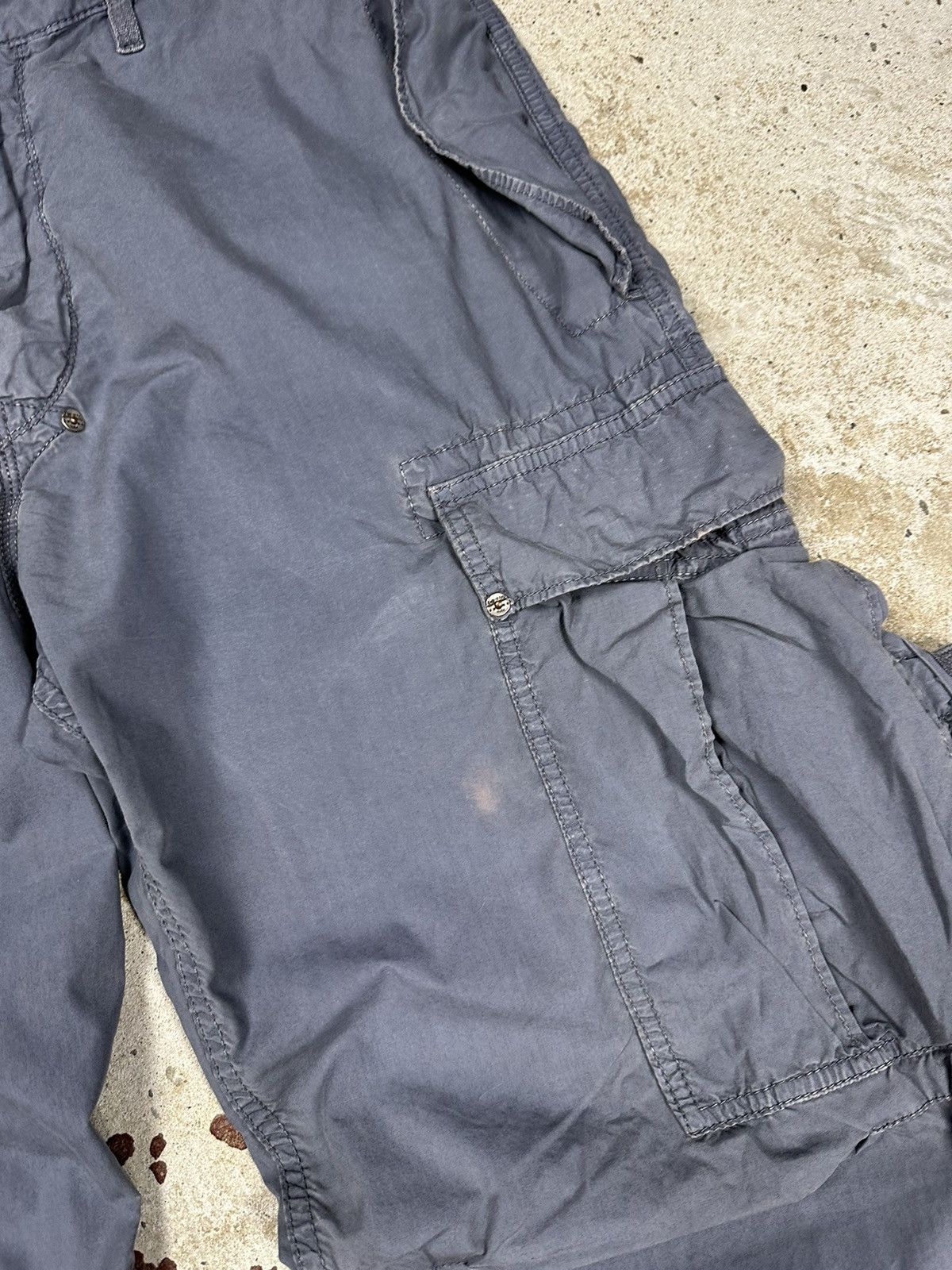 Japanese Brand × Vintage Vintage Y2K Grey Bondage Parachute Cargo Pants Size US 34 / EU 50 - 7 Thumbnail