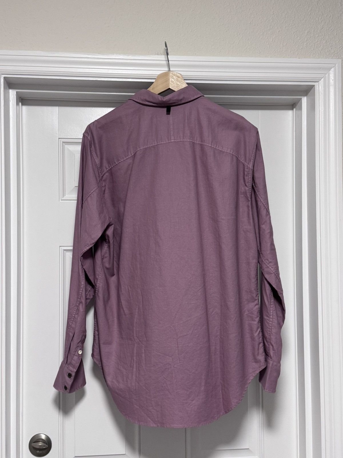 Rag & Bone NWT Rag & Bone Fit 2 Engineered Oxford Shirt XL Berry Pink Size US XL / EU 56 / 4 - 12 Thumbnail