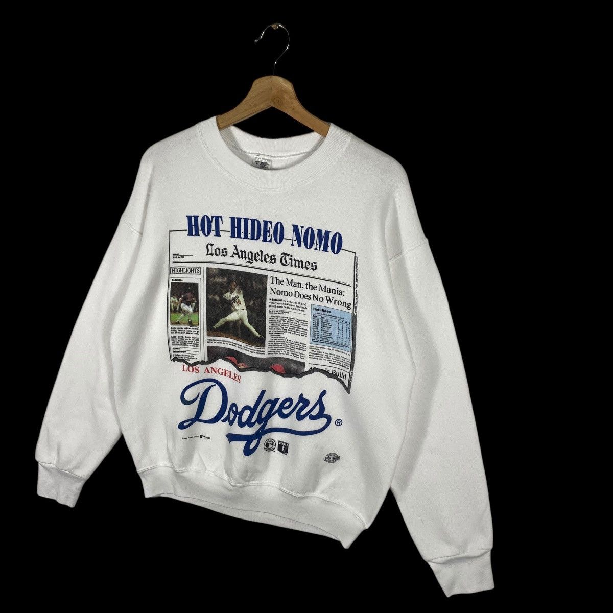 MLB × Vintage Vintage 90s Los Angeles Dodgers Hot Hideo Nomo 1995 Size US M / EU 48-50 / 2 - 2 Thumbnail