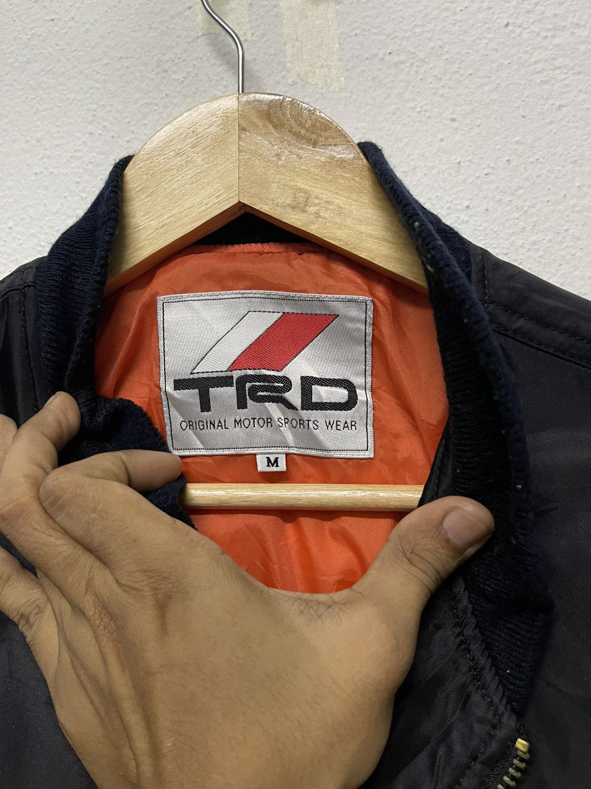 Japanese Brand 90s TOYOTA TRD RACING BOMBER JACKET TYPE MA-1 Size US M / EU 48-50 / 2 - 16 Thumbnail