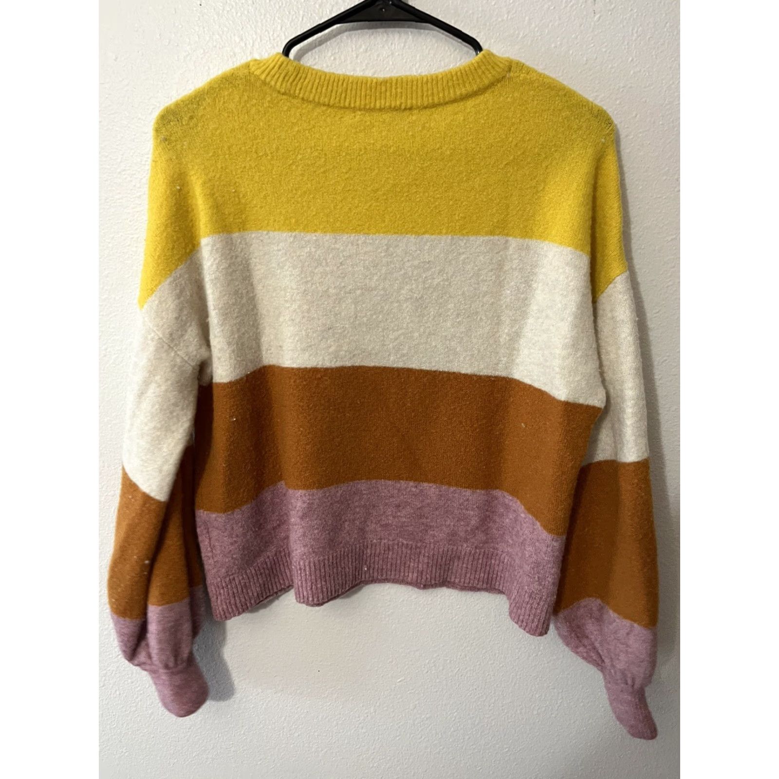 Madewell Madewell Womens Crofton Stripe Pullover Sweater Sz S Wool Alpaca Blend Size S / US 4 / IT 40 - 3 Thumbnail