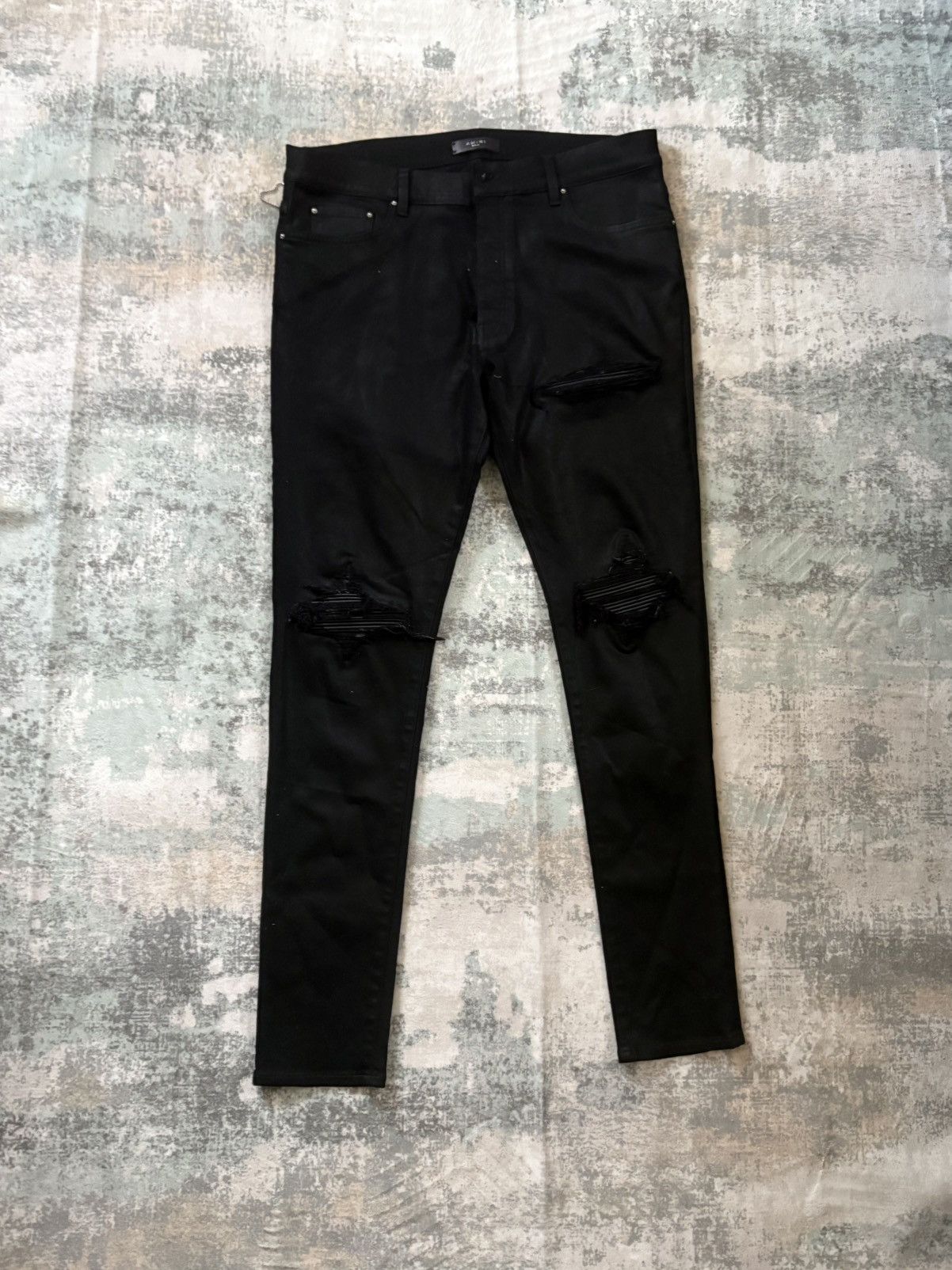 Amiri Wax MX1 Jeans - Black