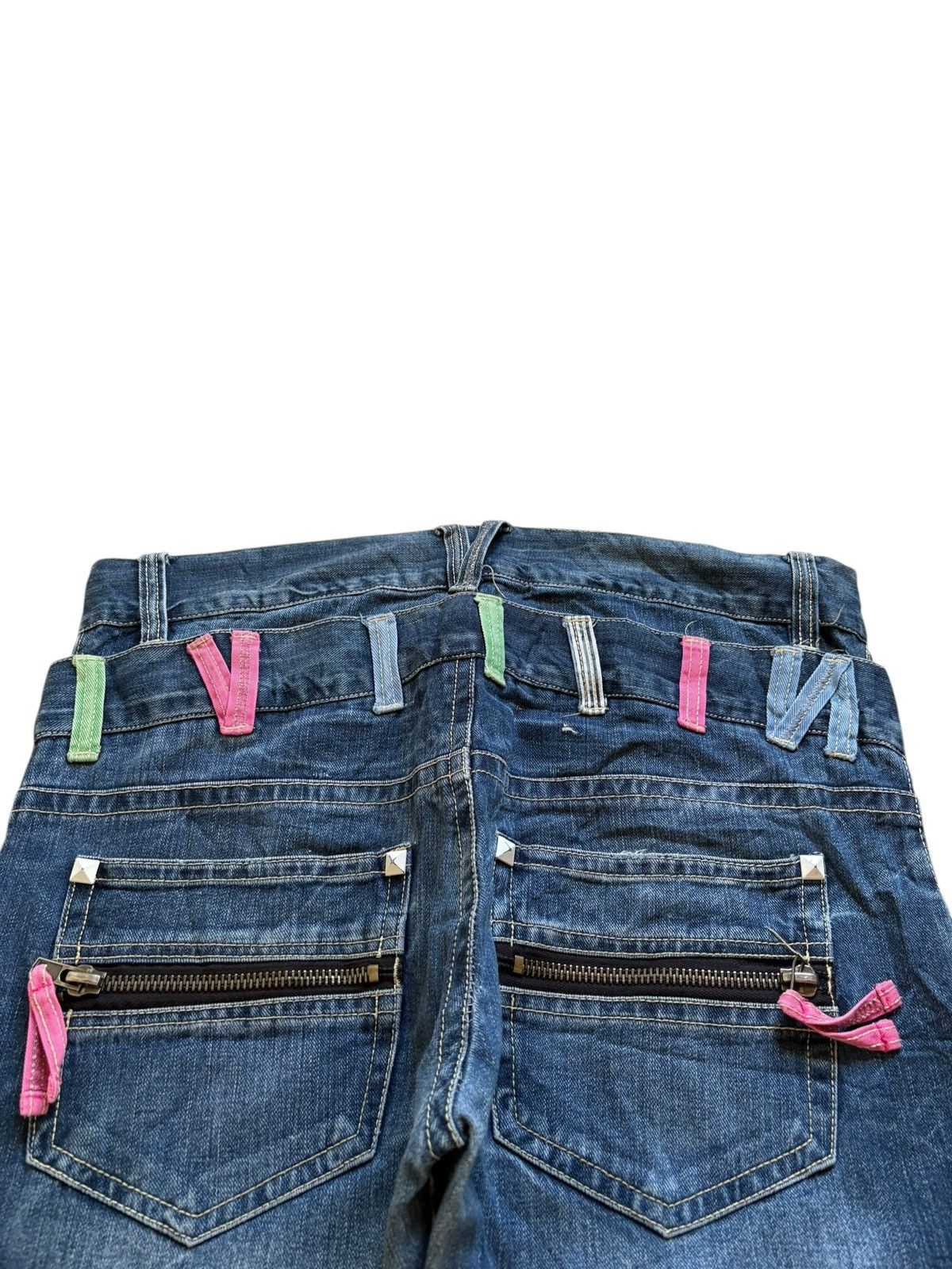 JNCO × Japanese Brand Vintage Japanese Brand Double Waist Blue Wash Baggy Jean Size US 36 / EU 52 - 8 Thumbnail