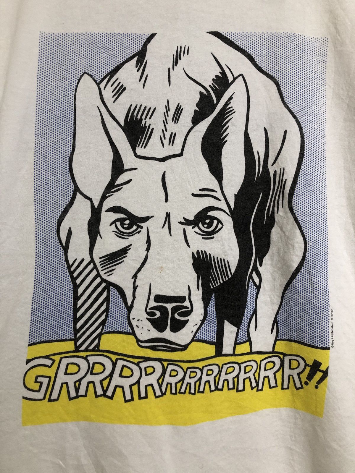 Vintage Vintage Roy Lichtenstein Dog Art T-Shirt Size US M / EU 48-50 / 2 - 2 Thumbnail