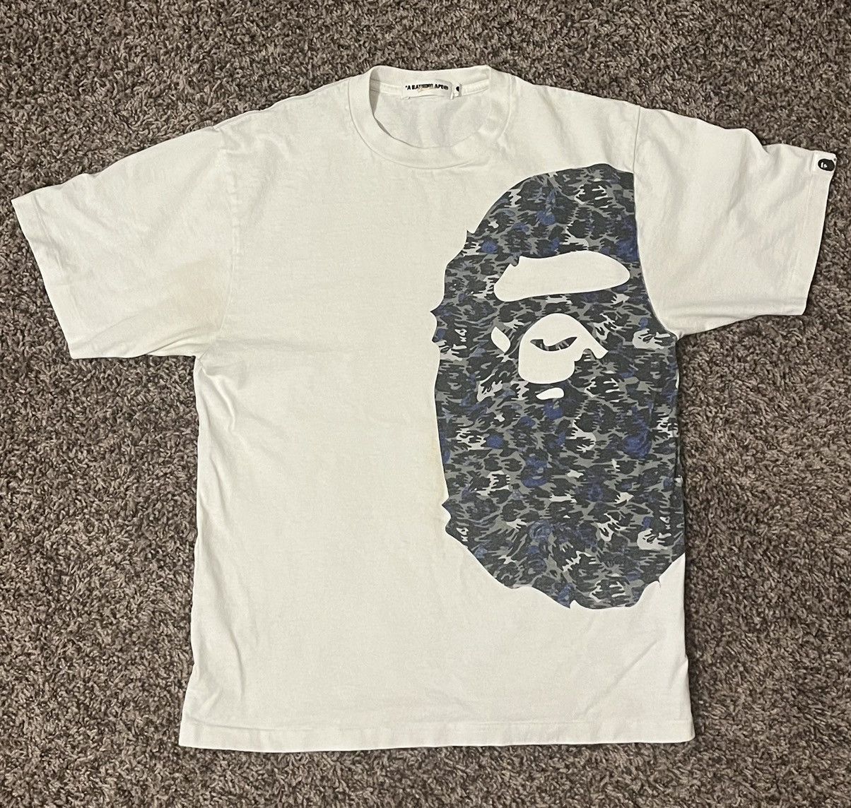 Bape Bape big head logo Tee Size US M / EU 48-50 / 2 - 1 Thumbnail