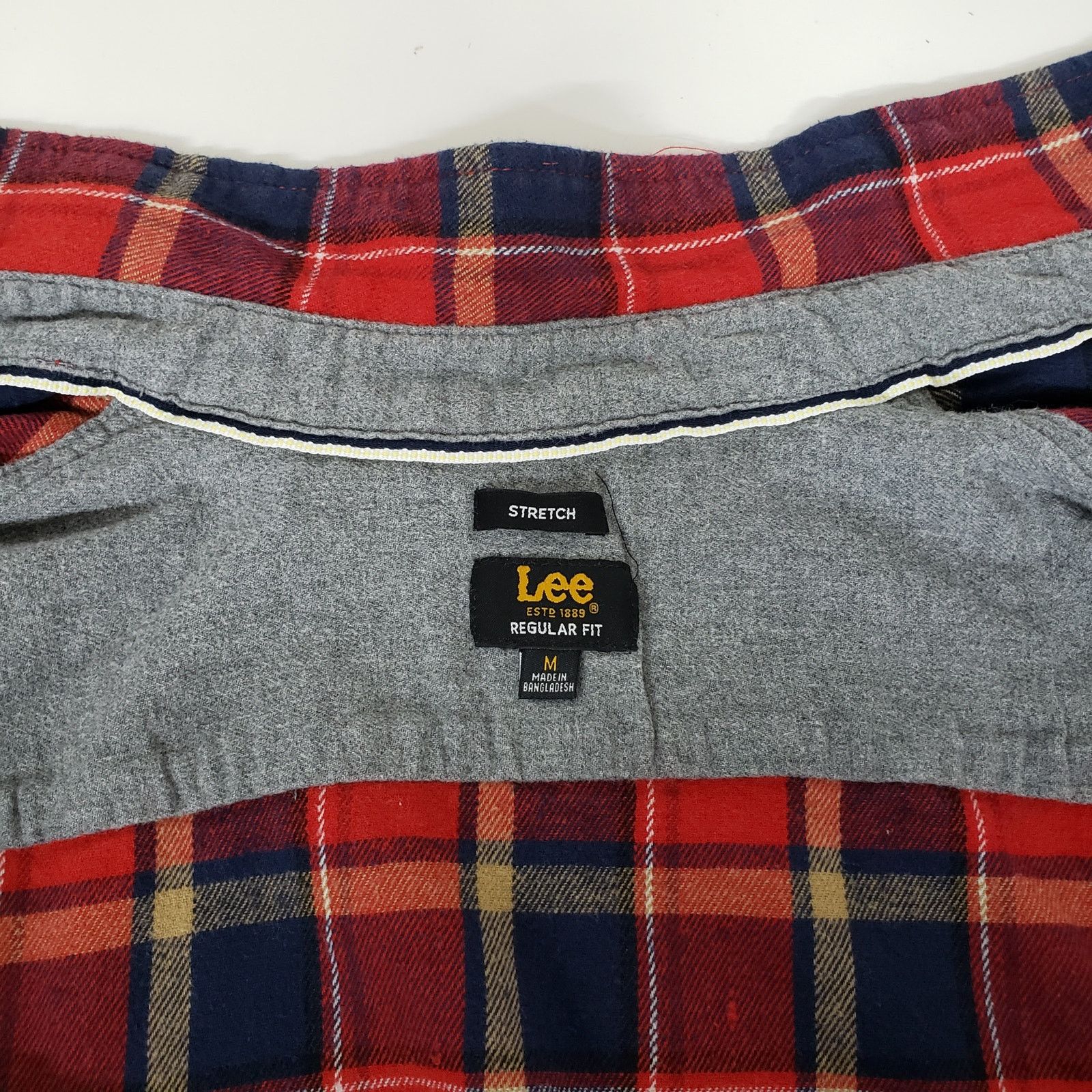 Lee Lee Stretch Flannel Shirt Tartan Plaid Men Regular fit M Size US M / EU 48-50 / 2 - 10 Thumbnail