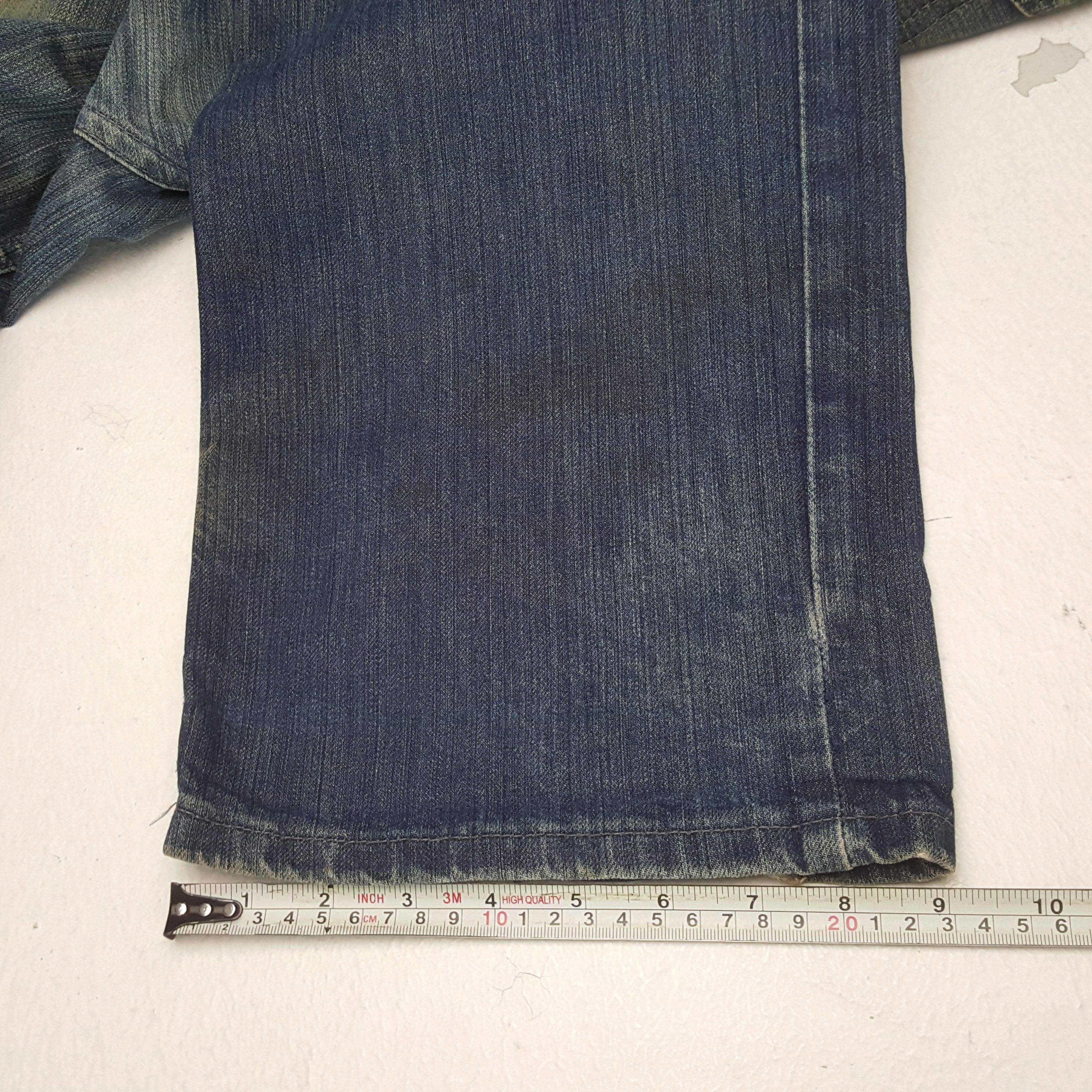 Stussy × Vintage STUSSY Streetwear Skateboard Style Custom Art Jeans Size US 33 - 11 Thumbnail