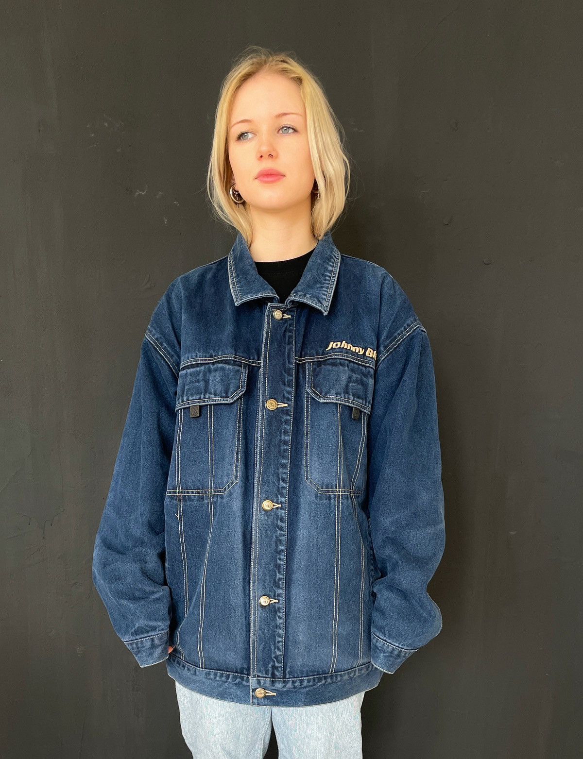 Other Johnny Blaze Vintage Denim Jacket L Boxy Hip Hop Size US L / EU 52-54 / 3 - 1 Thumbnail