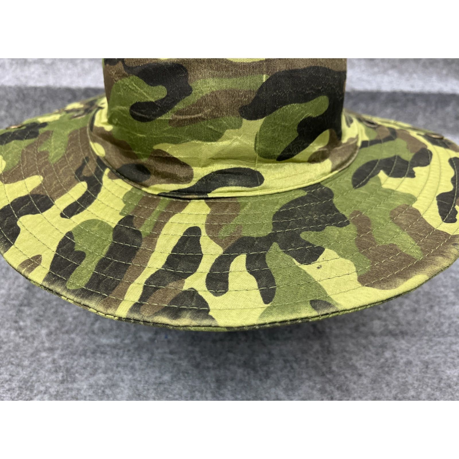 Walmart Camo Bucket Boonie Hat Adult Medium Green Jungle Cotton Outdoors Camp Size ONE SIZE - 3 Thumbnail