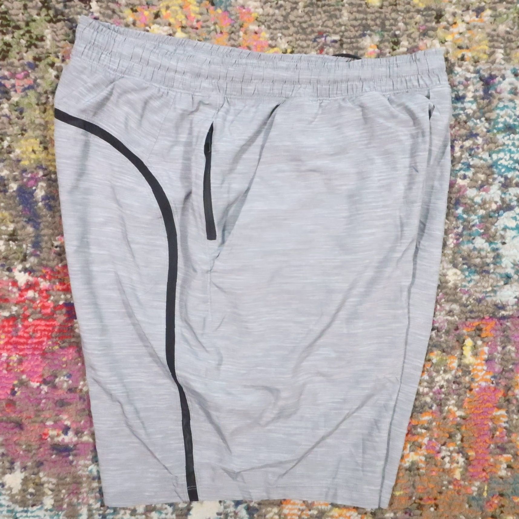 Lululemon Lululemon Pace Breaker Lined Shorts Mens M Gray Athletic Performance Pocketed Quick Dry Breathable Size US 31 - 3 Thumbnail