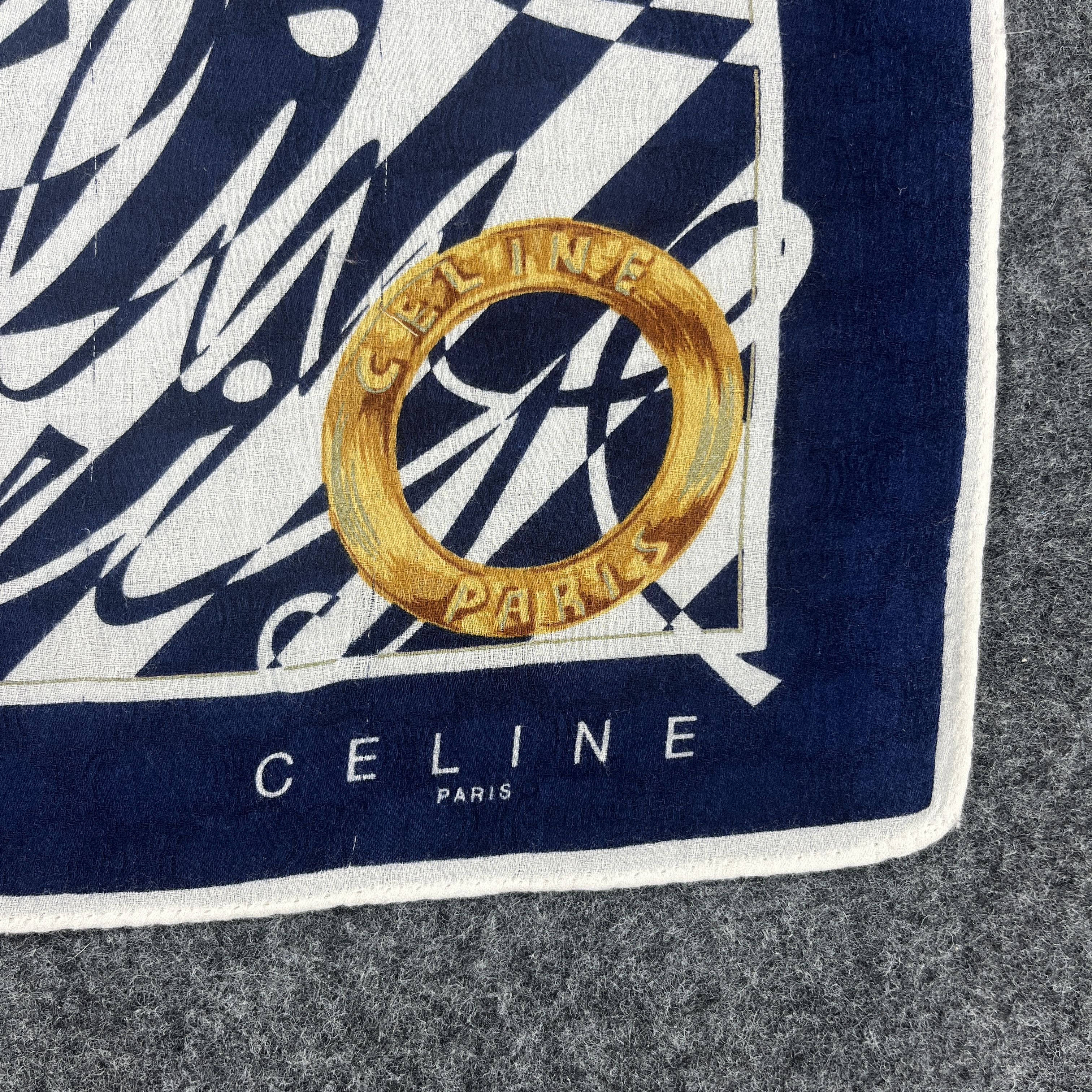 Celine Celine Handkerchief / Bandana / Neckerchief B301 Size ONE SIZE - 2 Thumbnail