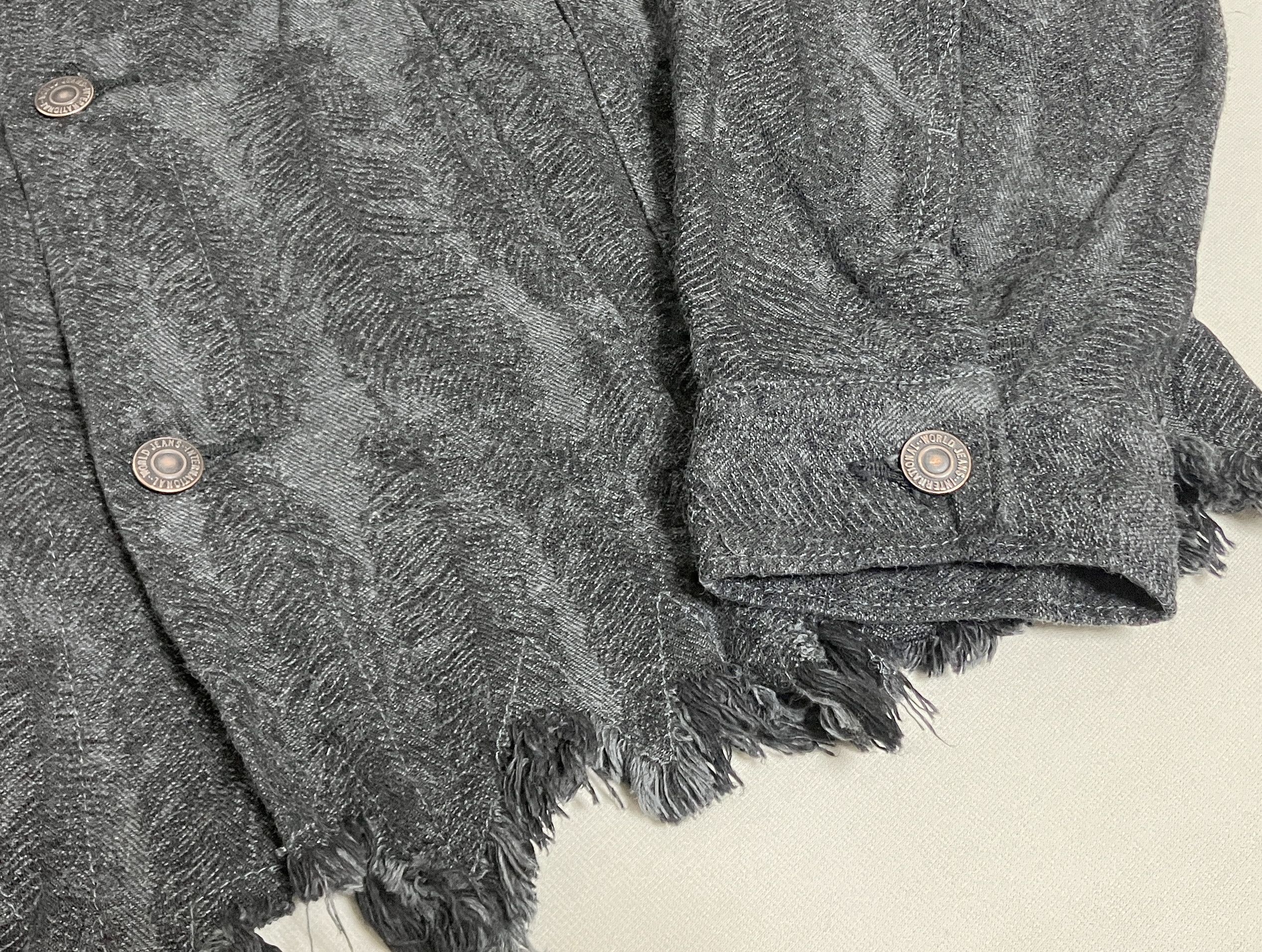 Kapital Kapital 12oz Magpie feather Denim 3rd Jacket black new 5 Size US XXL / EU 58 / 5 - 5 Thumbnail
