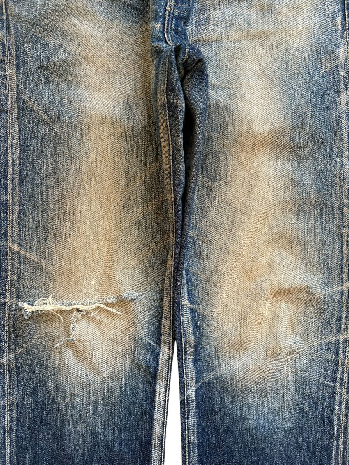 Vanquish Vintage Vanquish Ryo Ishikawa Selvedge Rusty Wash Rip Jeans Size US 32 / EU 48 - 6 Thumbnail