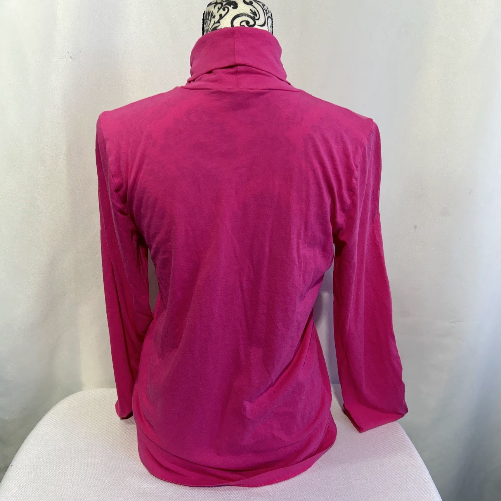 J.Crew J. Crew Shirt Womens Pink Long Sleeve Turtleneck Regular Medium Size M / US 6-8 / IT 42-44 - 3 Thumbnail