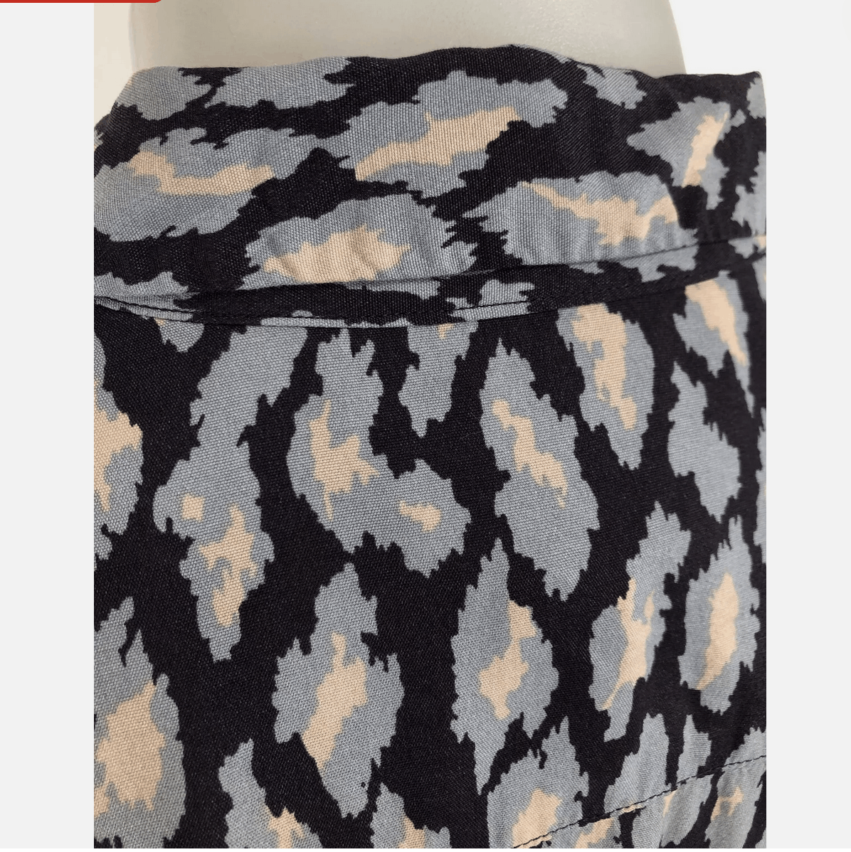 Allsaints All Saints Short Sleeve Abstract Print Button Up Down Shirt Size US XL / EU 56 / 4 - 5 Thumbnail