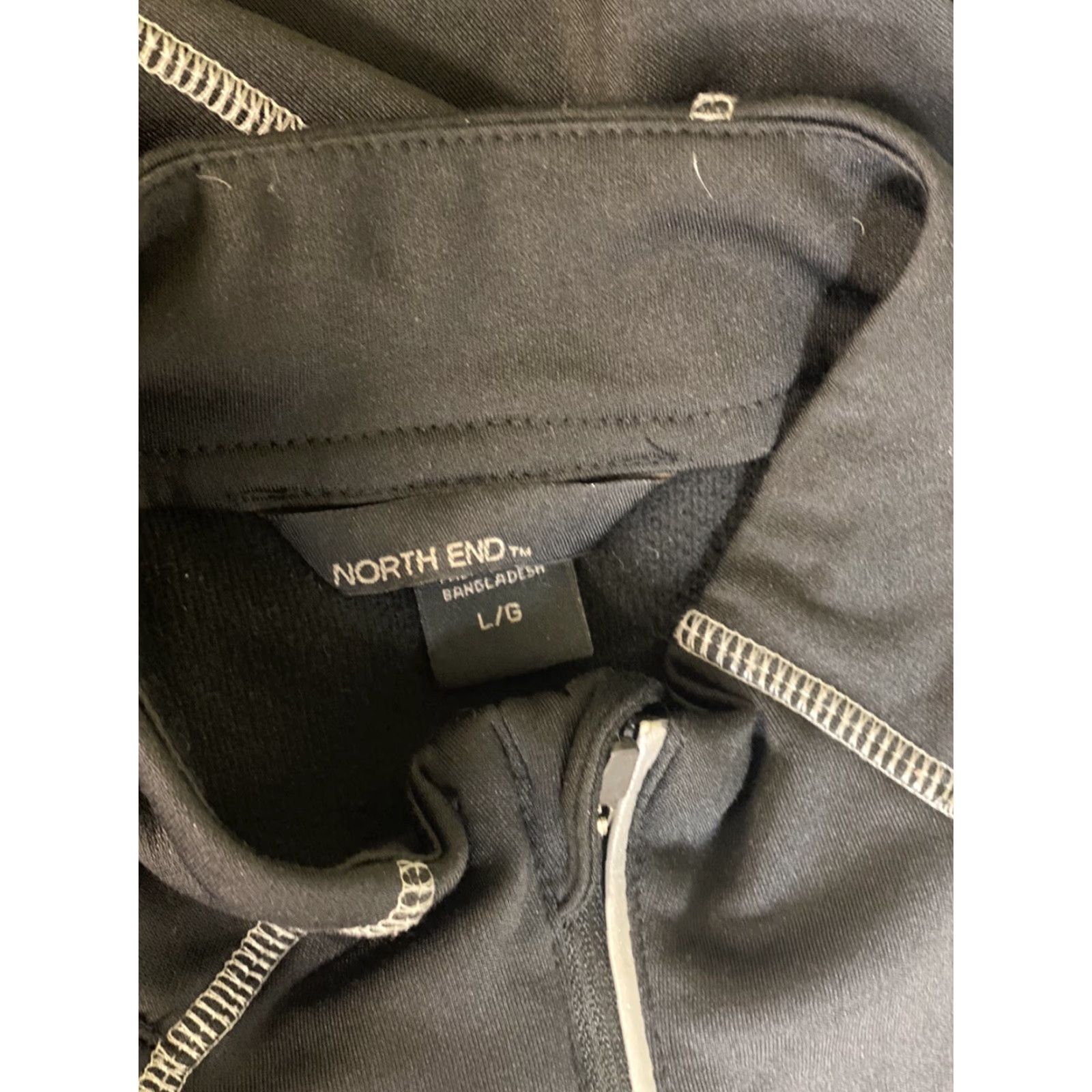 KEEN KEEN Mens Large Pullover Zip 1/4 Black Stitch Ski Hiking Long Sleeve Activewear Regular L - Casual, 60s-90s Theme? Size US L / EU 52-54 / 3 - 4 Thumbnail