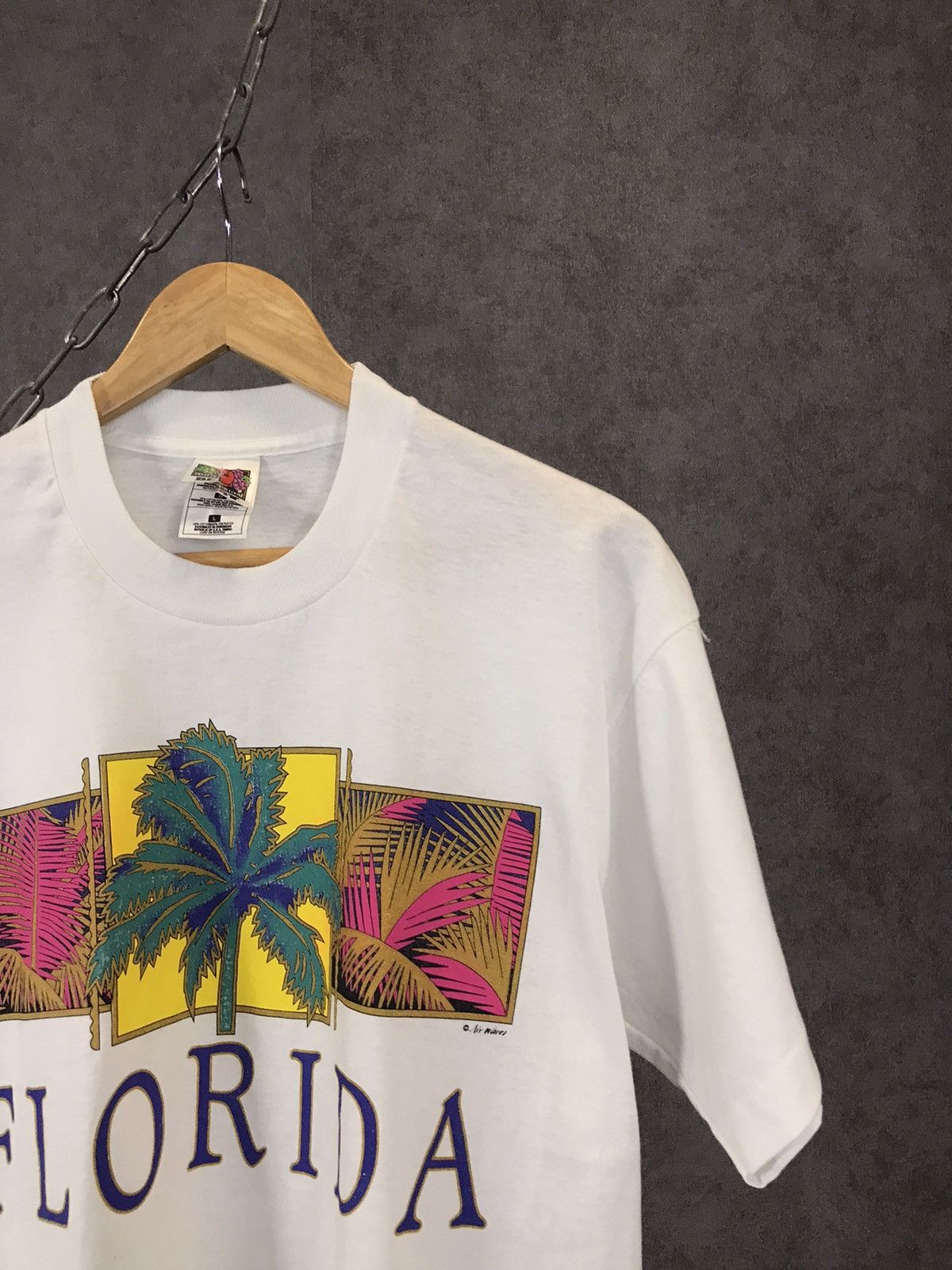 Vintage Florida vintage made in USA single stitch tee Size US L / EU 52-54 / 3 - 2 Thumbnail
