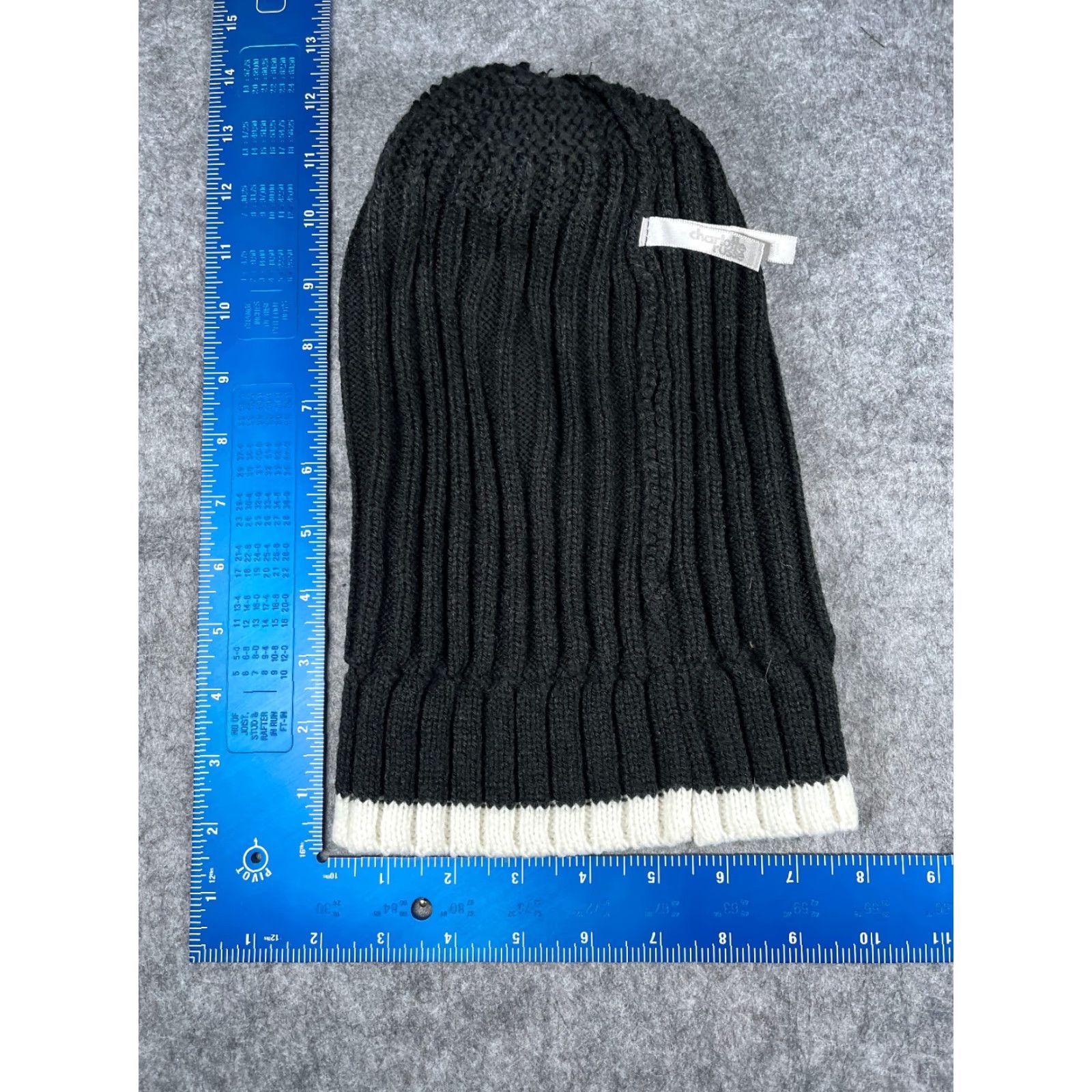 Vintage VINTAGE Charlotte Russe Beanie Hat Adult One Size Black Knit Acrylic Faux Fur Pom Outdoor Ski Casual Fall Winter Women Size ONE SIZE - 6 Thumbnail