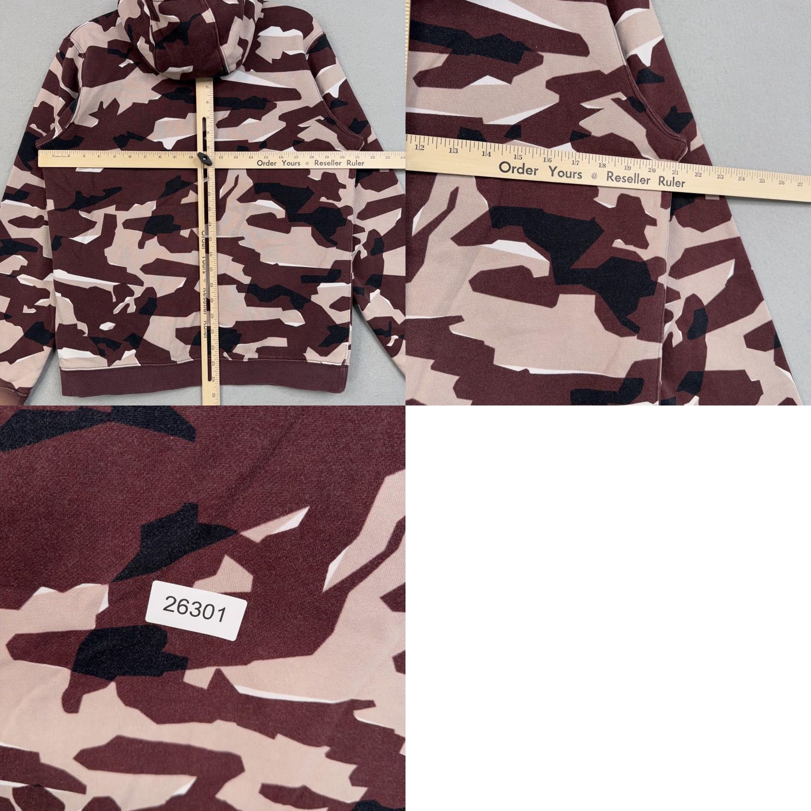 Nike Nike Hoodie Mens Medium Camouflage Fleece Pullover Swoosh Logo Sweatshirt Size US M / EU 48-50 / 2 - 8 Thumbnail