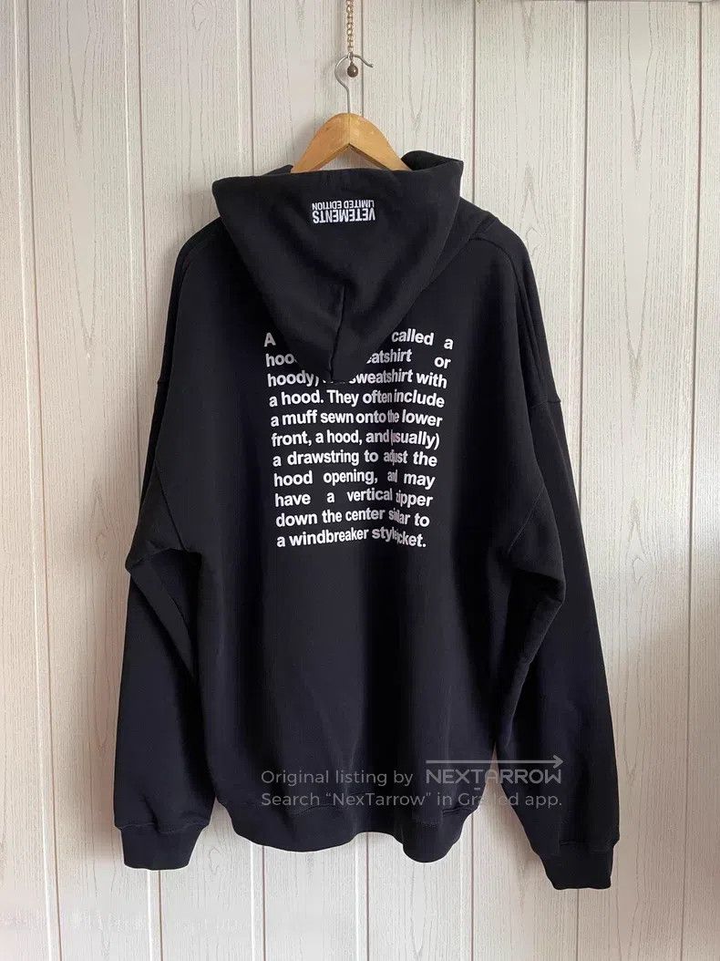 Vetements VETEMENTS hoodie Size US M / EU 48-50 / 2 - 1 Thumbnail