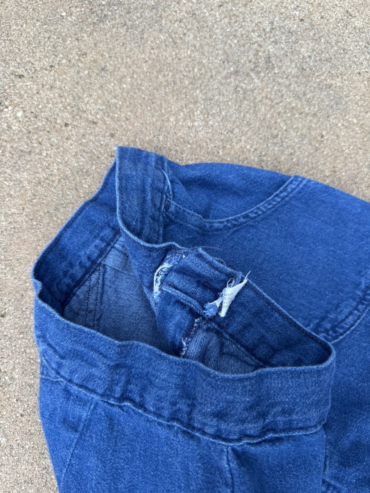 Vintage Vintage 70’s Militaries Equipments Bellbottom Jeans 24x31 Size 24" / US 00 / IT 34 - 6 Thumbnail