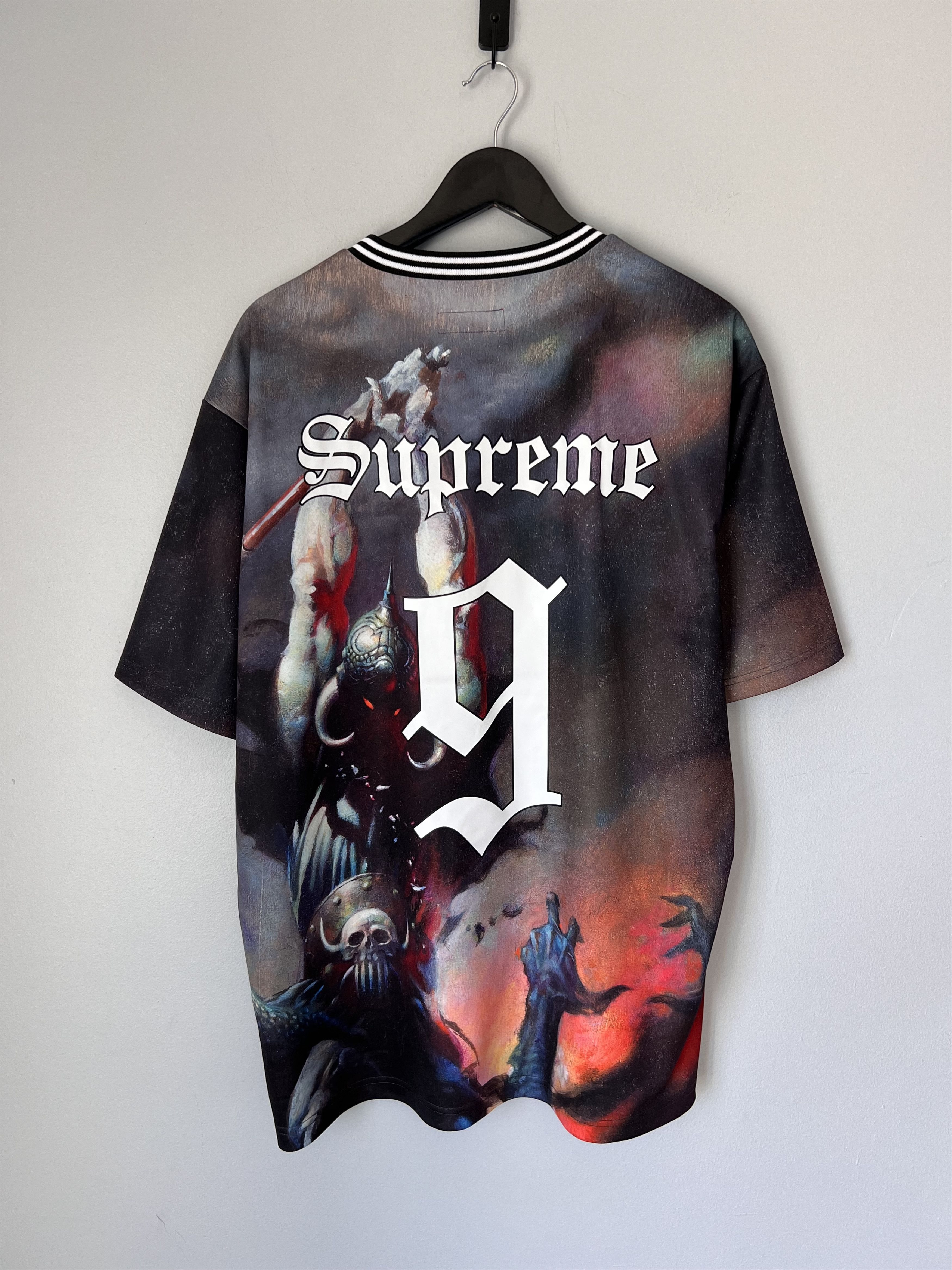 Supreme Frank Frazetta Death Dealer Soccer Jersey