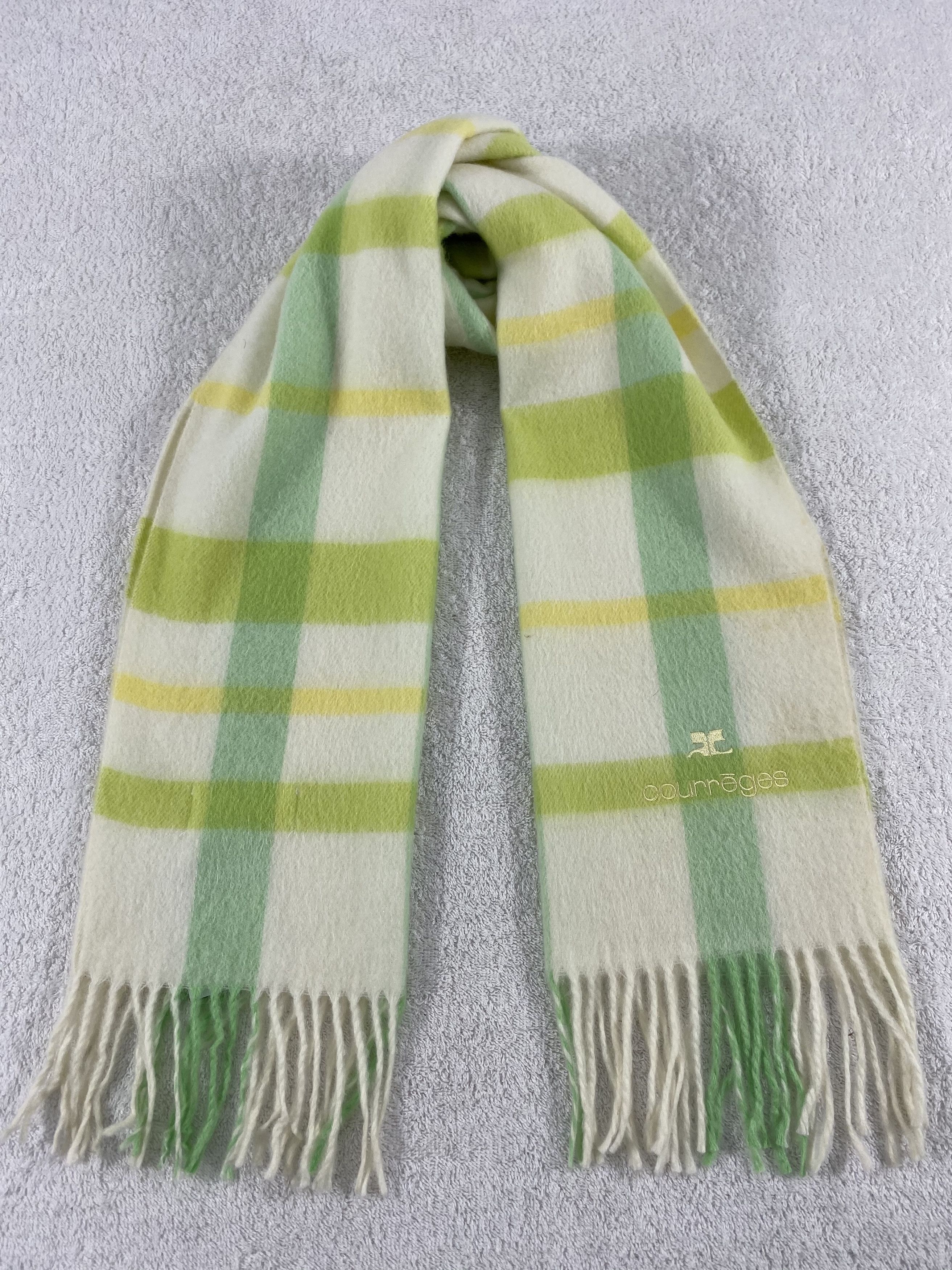Courreges Vintage Courreges Scarf/Muffler/Neckwear MF673 Size ONE SIZE - 1 Thumbnail