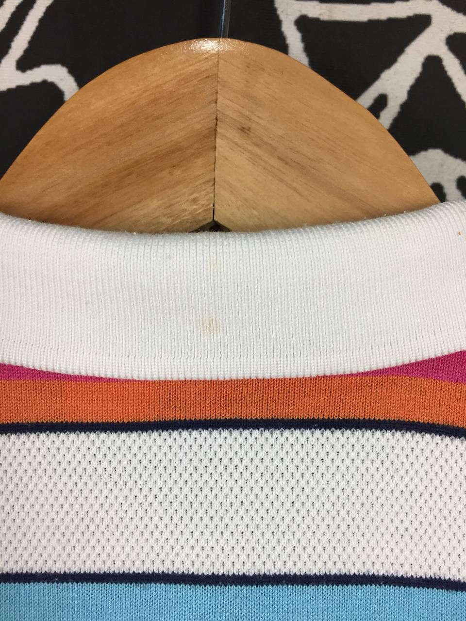 Other Vtg 90s Arnold Palmer Color Block Stripe Perforated Polo Tee Size US S / EU 44-46 / 1 - 9 Thumbnail