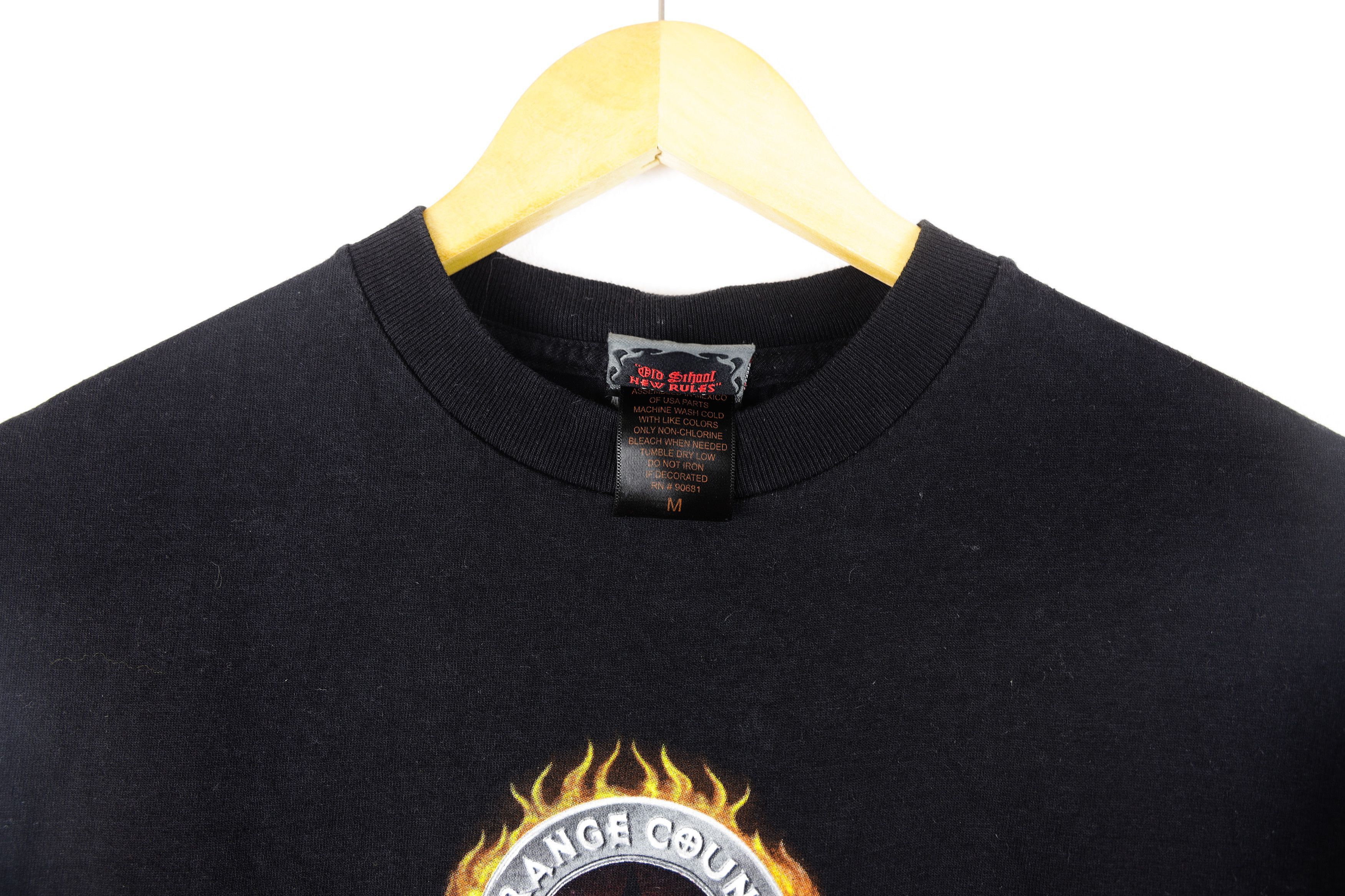 Harley Davidson × Vintage × West Coast Choppers Vintage Choppers Orange Country Crew Graphic Tee T-shirt Size US M / EU 48-50 / 2 - 6 Thumbnail