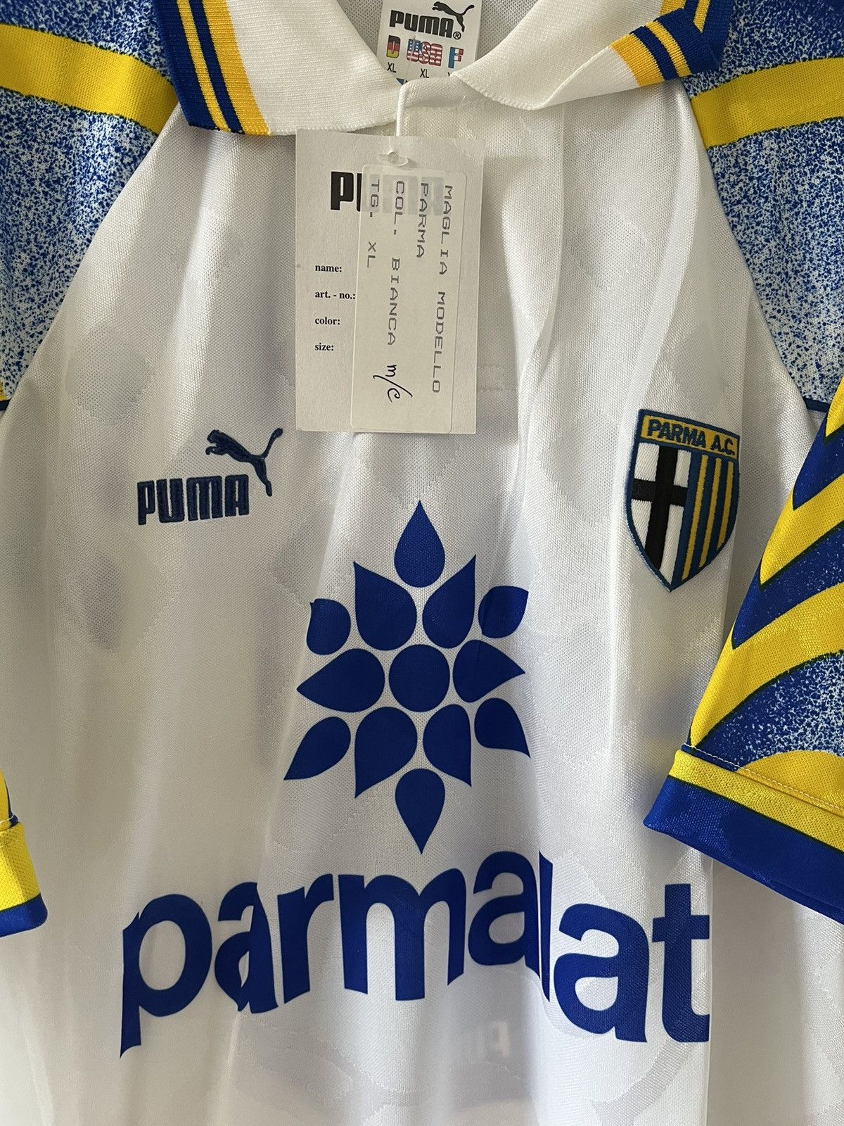Parma Puma 1996/1997 domowa Stoichkov Vintage — zdjęcie 4