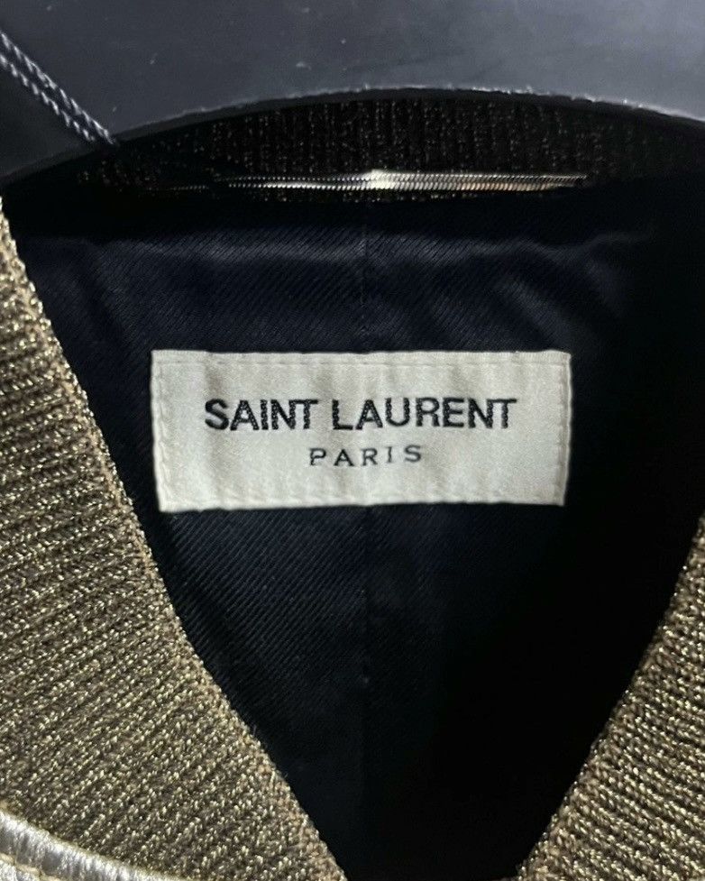 Saint Laurent Paris *Rare* 16SS “BANG” Leather Bomber Jacket Size US M / EU 48-50 / 2 - 3 Thumbnail