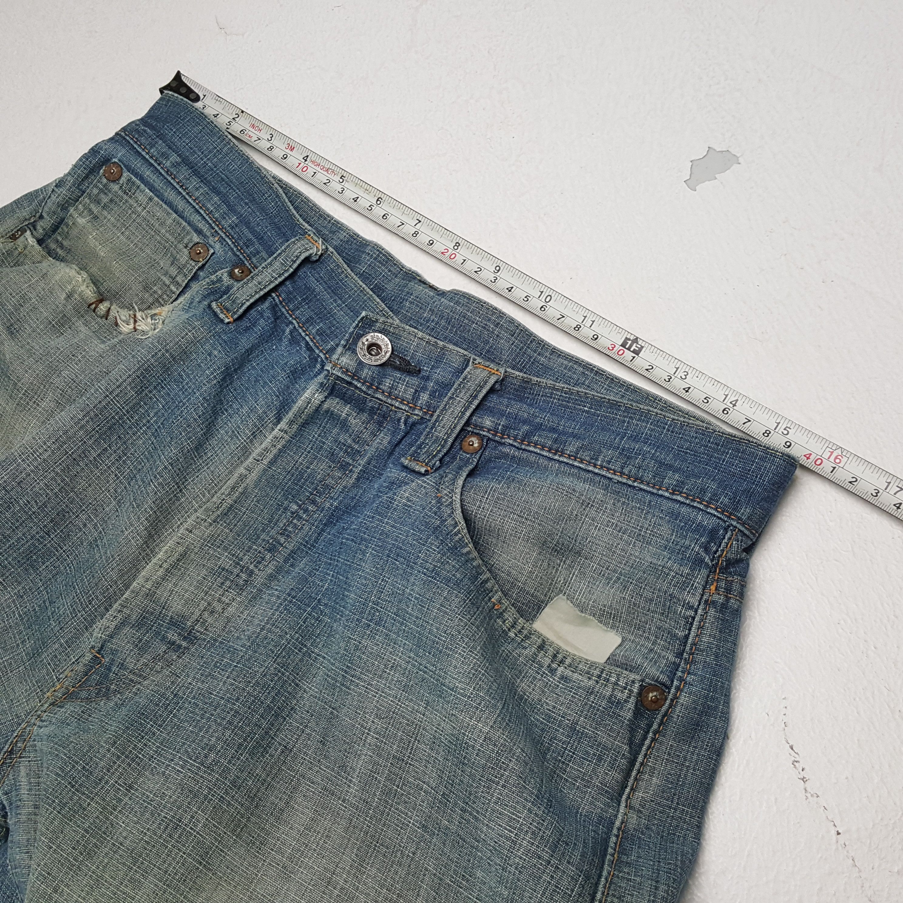 Japanese Brand × Sugar Cane × Vintage Vintage SUGAR CANE Japanese Fashion Brand Distressed Jeans Size US 31 - 7 Thumbnail