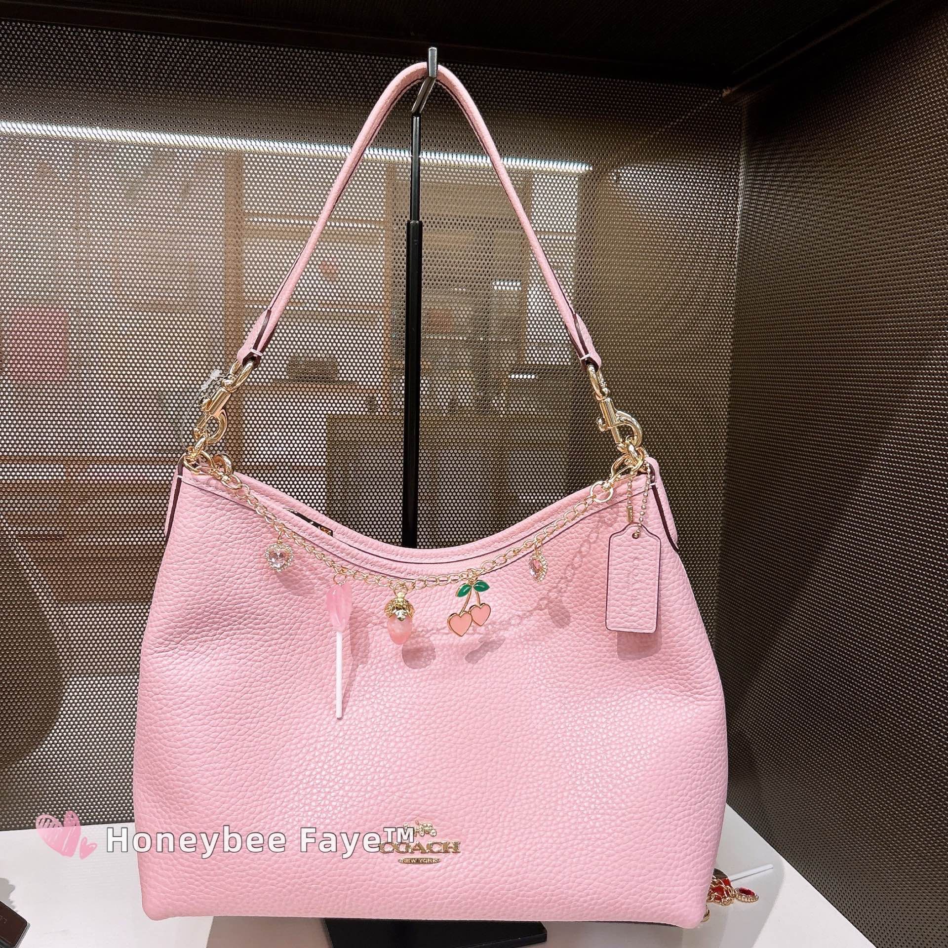 Coach Laurel Shoulder Bag CR148 Gold/Carnation Size ONE SIZE - 1 Thumbnail