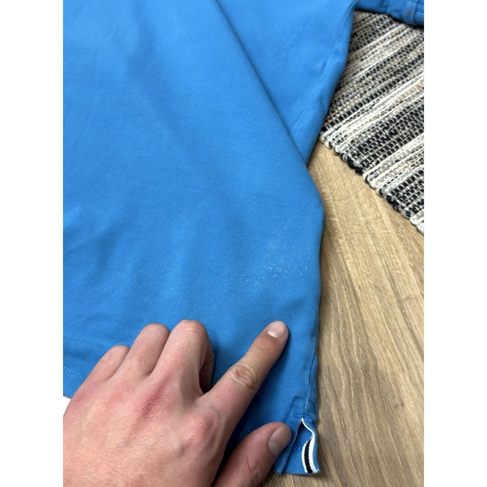 Stone Island STONE ISLAND Polo Shirt Slim Fit Blue Casual Men XL Junior S Slim Fit Stone Island 90s Classic Europe City Hype Polo Mens Size US S / EU 44-46 / 1 - 4 Thumbnail
