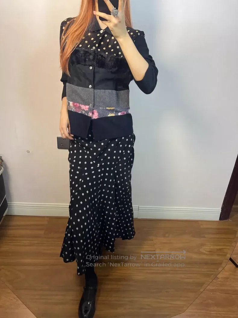 Comme des Garcons Comme Des Garcons Mixed material patchwork cardigan top Size M / US 6-8 / IT 42-44 - 9 Thumbnail